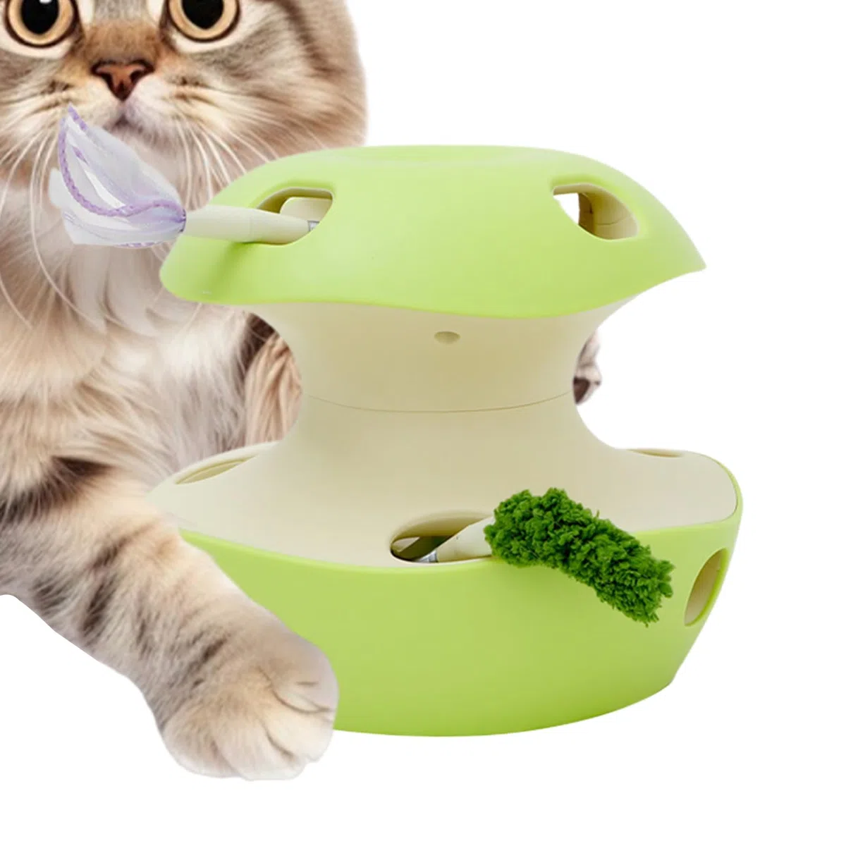 Juguetes Interactivos para Gatos Juguete Eléctrico Puzzle | Juego de Estimulación Mental para Mascotas Para Ejercicio Estimulación Mental Entretenimiento y del Estrés