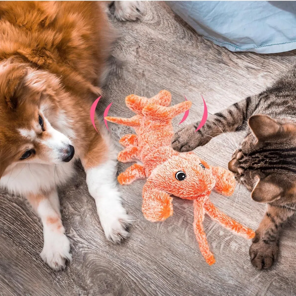 2024 - Juguetes para perros pequeños, divertidos juguetes de peluche para perros que hacen ruido, juguetes calmantes para mascotas, juguetes para cachorros, juguetes para masticar, regalo de