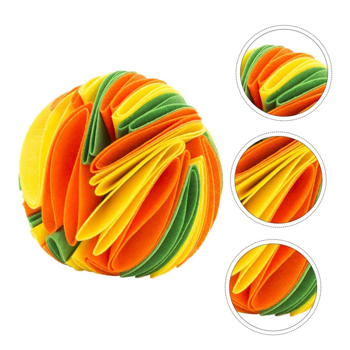 Toddmomy 3piezas Juguete De Olfato para Perros Masticable Colorido para Mascotas Juguete De Alimentación Lenta y Limpieza para Perros Pequeños y Medianos