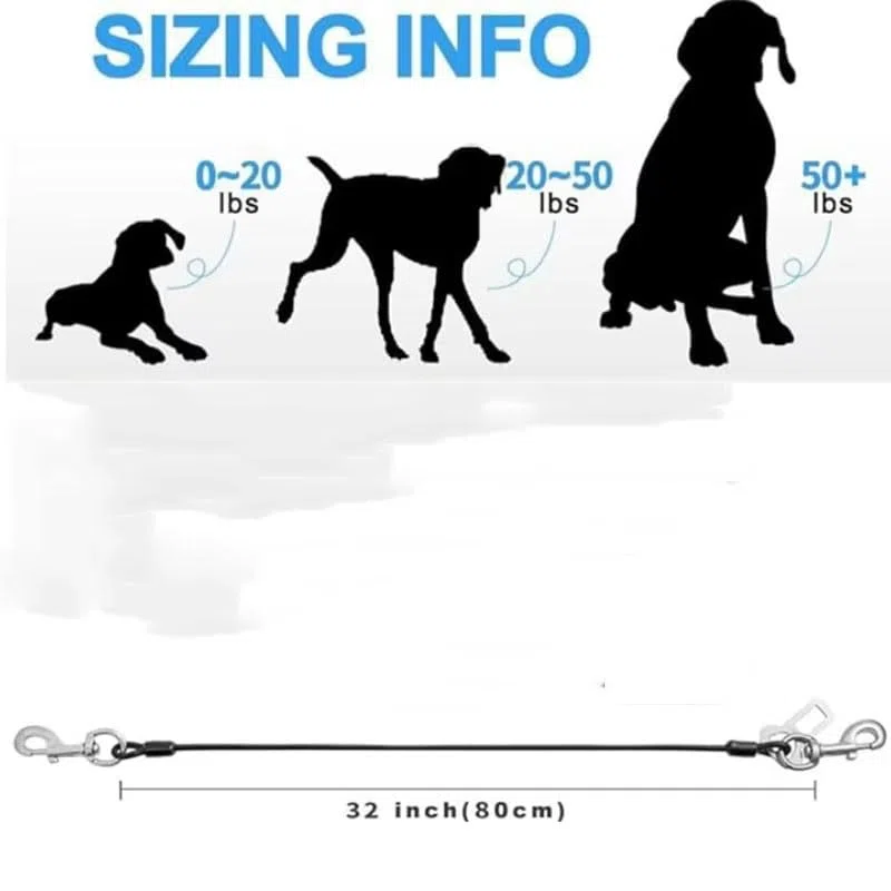 Cinturón de seguridad para perro a prueba de mordidas para Kia Forte Optima