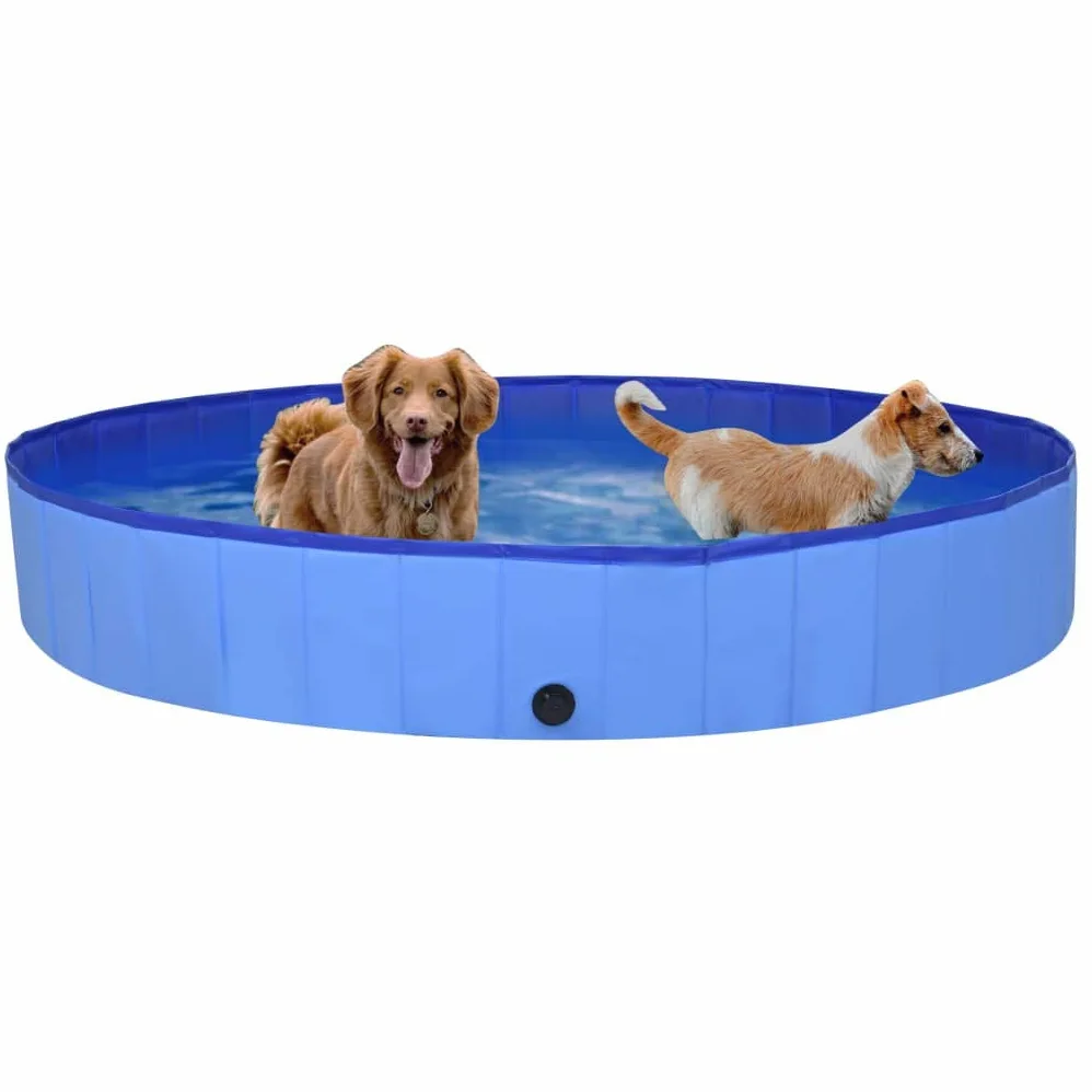 Genérico Piscina para Perros Plegable PVC Azul 200x30 cm,Productos para Mascotas,Productos para Mascotas,Productos para Perros,92602