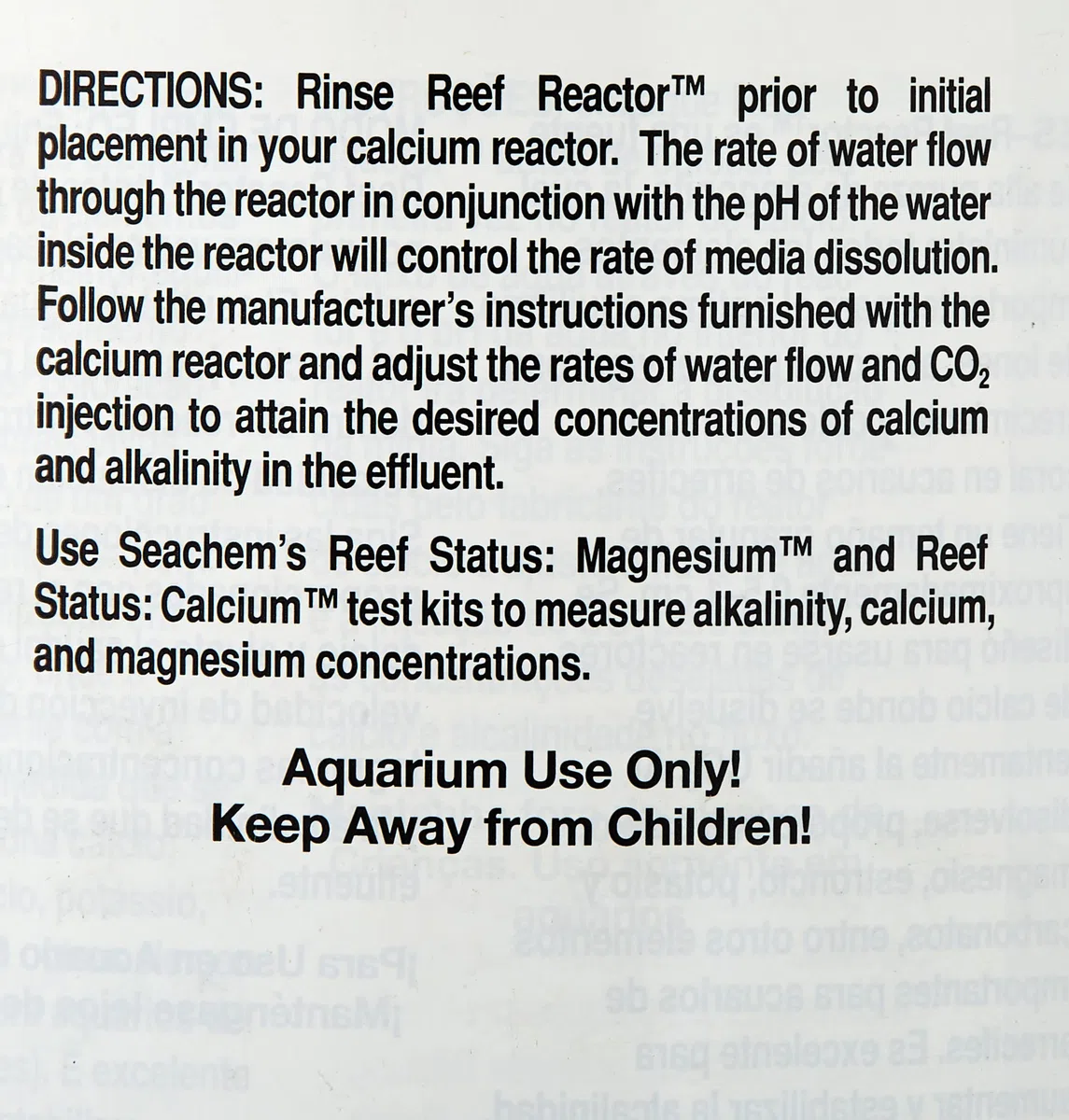 Tratamientos para el Agua de acuarios Reef Reactor MD 2 L