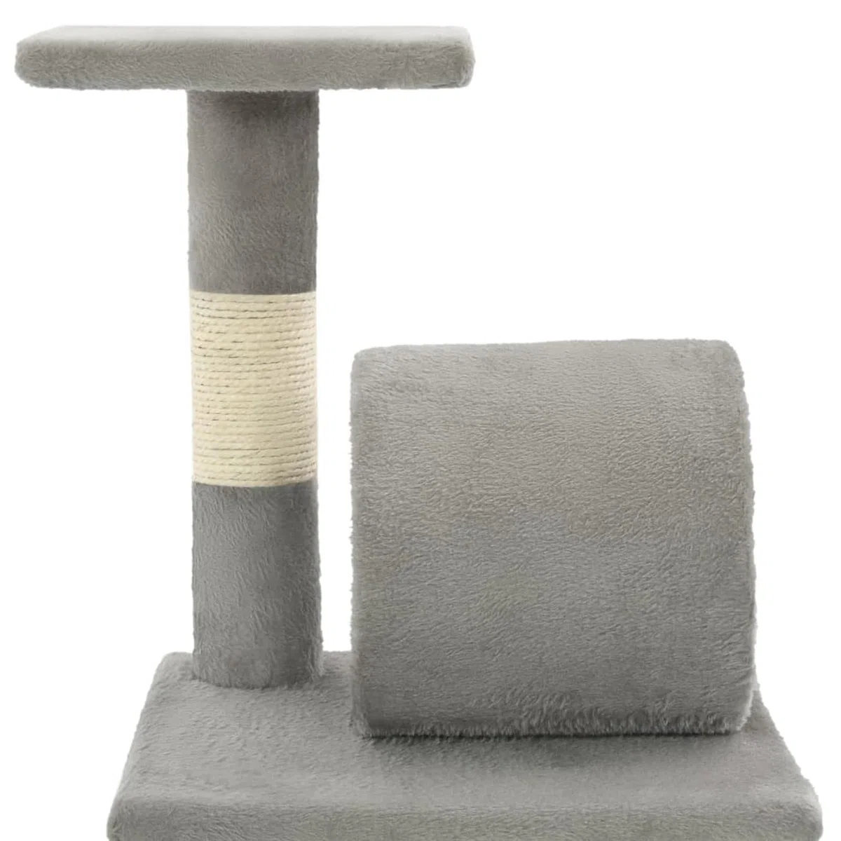 ShGaxin Rascador para Gatos con Poste de sisal, Arbol para Gatos, Gatos Accesorios, Arranhador para Gatos, Arbol Rascador Gatos, 65 cm Gris