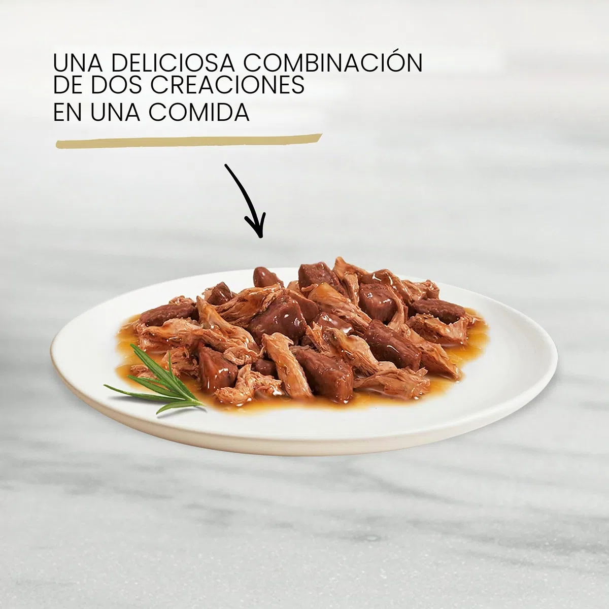Gourmet Gold Fine Composition Comida húmeda para Gatos, Mezcla de variedades, Paquete de 12 Unidades (12 x 8 latas de 85 g)