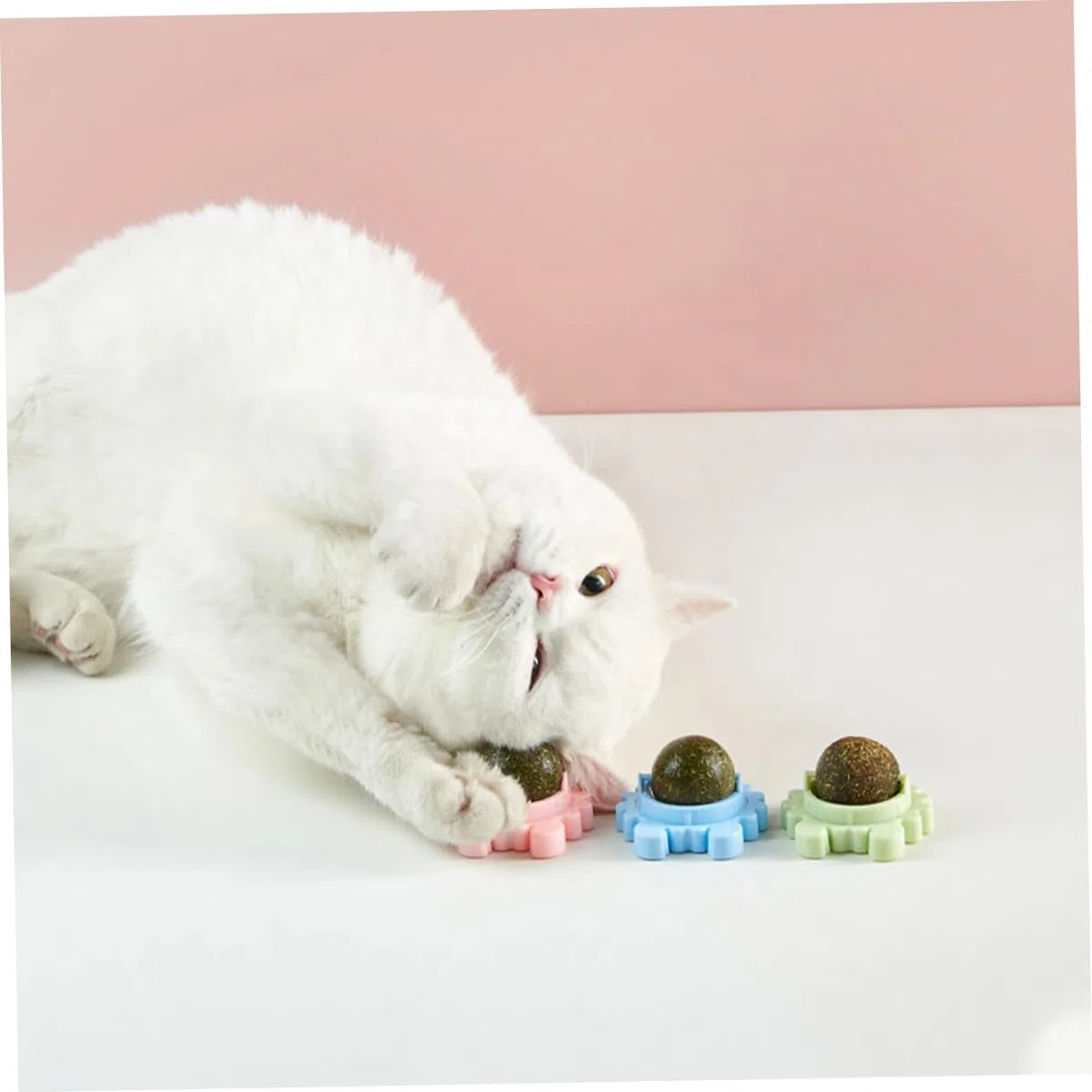 DOITOOL 9piezas Juguete Interactivo para Gatos De De Catnip para Limpiar Dientes y para Mantener El Interés Salud De Tu Mascota