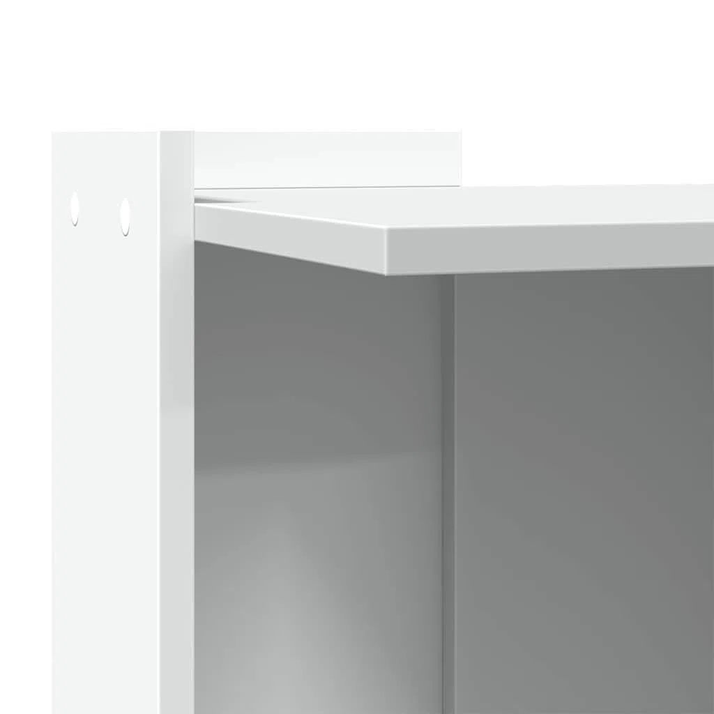 Genérico Mueble arenero para Gatos Madera ingeniería Blanco 53x53x51 cm,Producto para Mascotas y Animales,Productos para Mascotas,Productos para Gatos,Mobiliario para gatos-857751