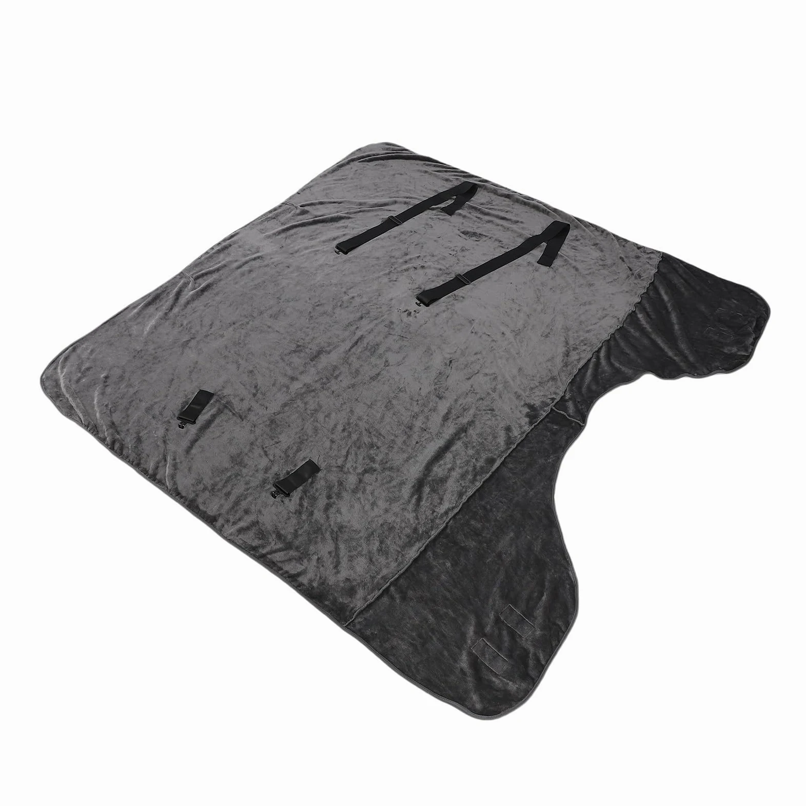 Manta gruesa de invierno con relleno de franela suave que protege de mordeduras para granja, 1 abrigo cálido para caballos