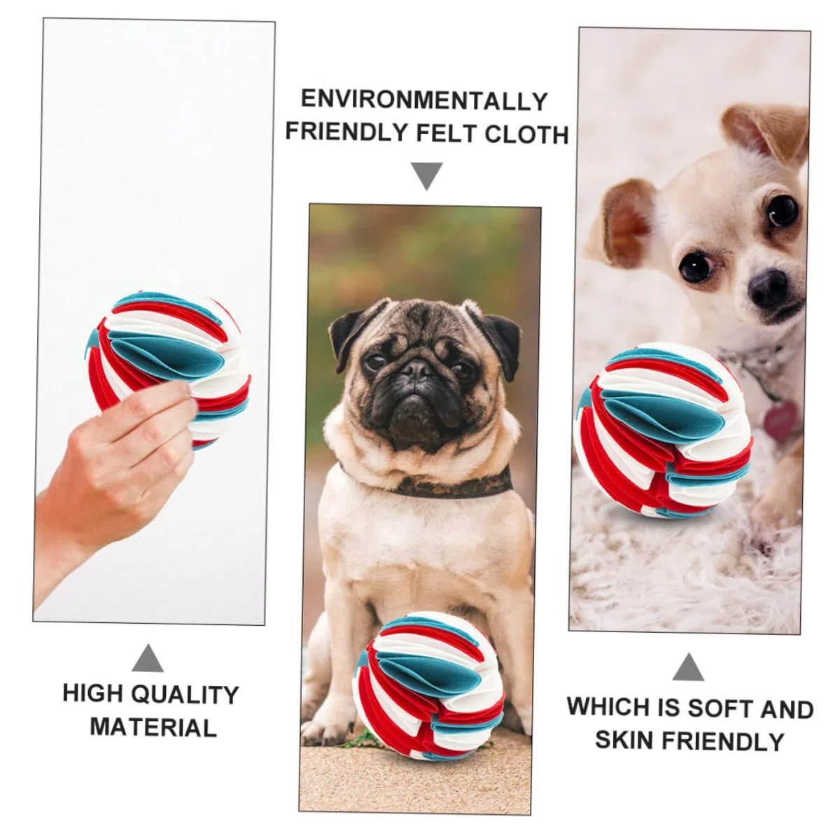 minkissy 3 Juguetes Masticables para Perros Dispensador De Golosinas Juguete para Perros Juguete para Masticar Molares Juguete para Mascotas Juguete para Masticar con Fugas De Comida.