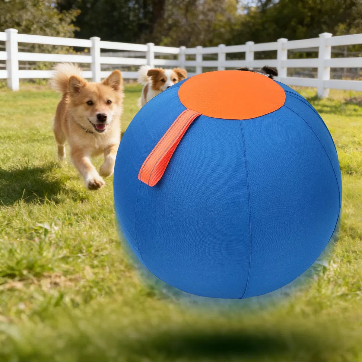 Pelota para Perros de Pastoreo Juguete inflable para cachorros | Juguete de balón gigante para perros Para dueños y amantes de mascotas, patio, jardín, granja, parque, piso, casa, oficina,