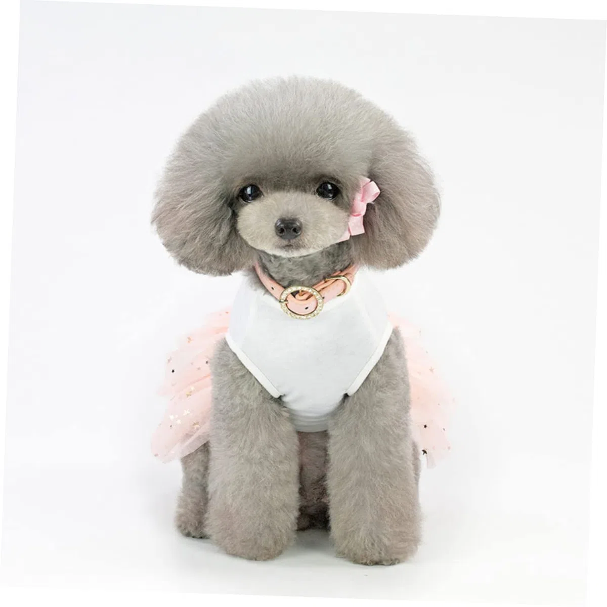 BESPORTBLE 3 Piezas Tela Fiesta Linda Ropa Ropa Gato Ropa para Perros pequeños niña Falda Vestidos Ropa Fiesta para Mascotas Vestido para Rosa