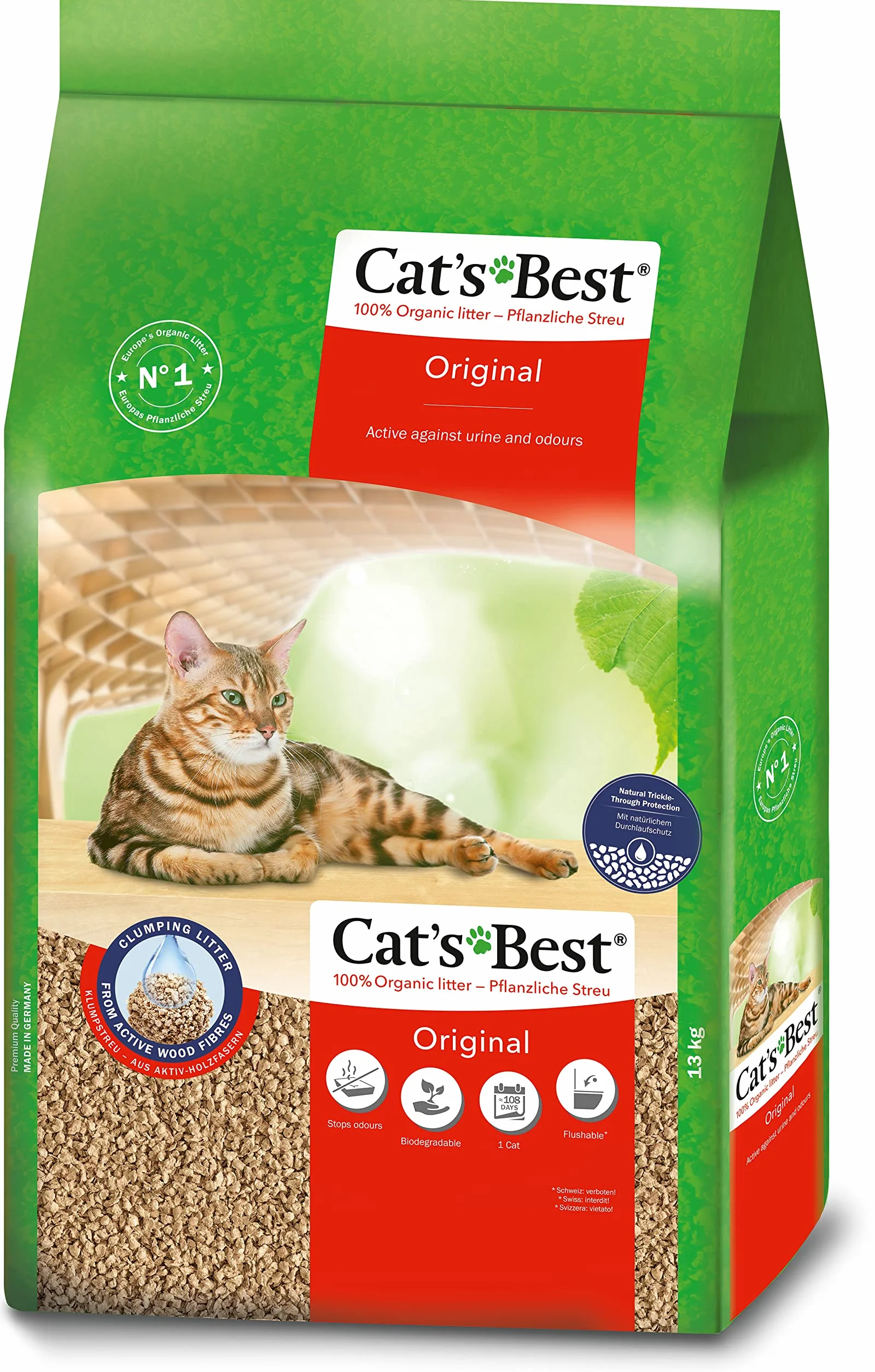 Ajm Pet – Arena de cebo original para gatos – 13 kg