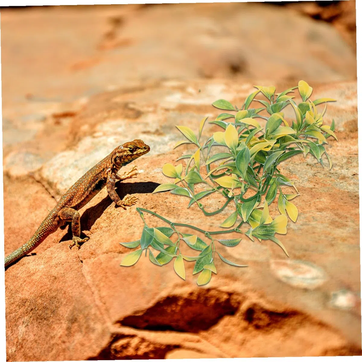 Mobestech 6piezas Decoración de Plantas de Reptiles para Terrario Plantas Artificiales de Plástico Enredaderas Colgantes para Decorar Terrarios de Serpientes Accesorios para Jaulas