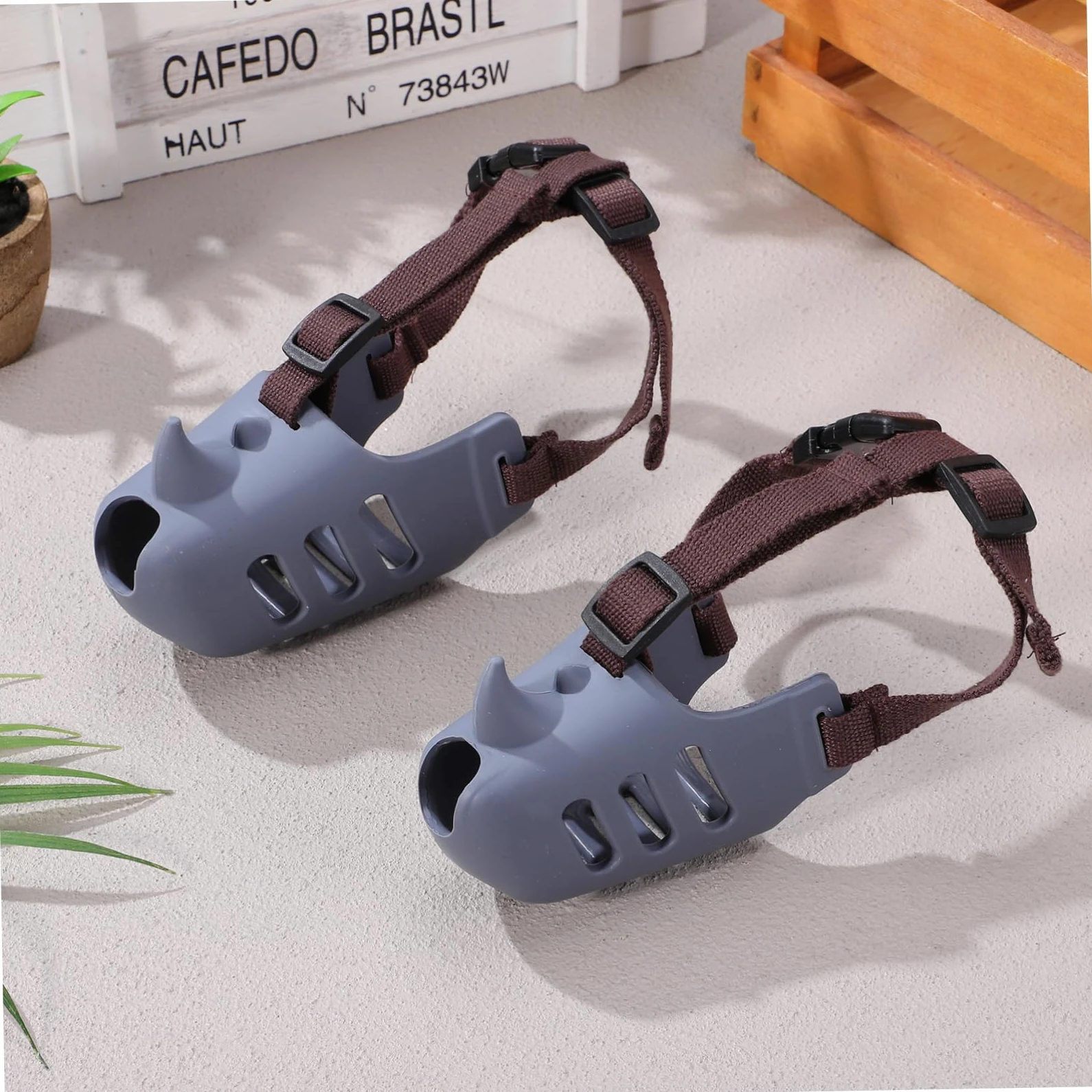 ibasenice 3piezas Bozal para Perro Pequeño Bozal Antiladridos de Silicona Antimordiscos para Cachorros Ajustable para Aseo para Mascotas Medianas