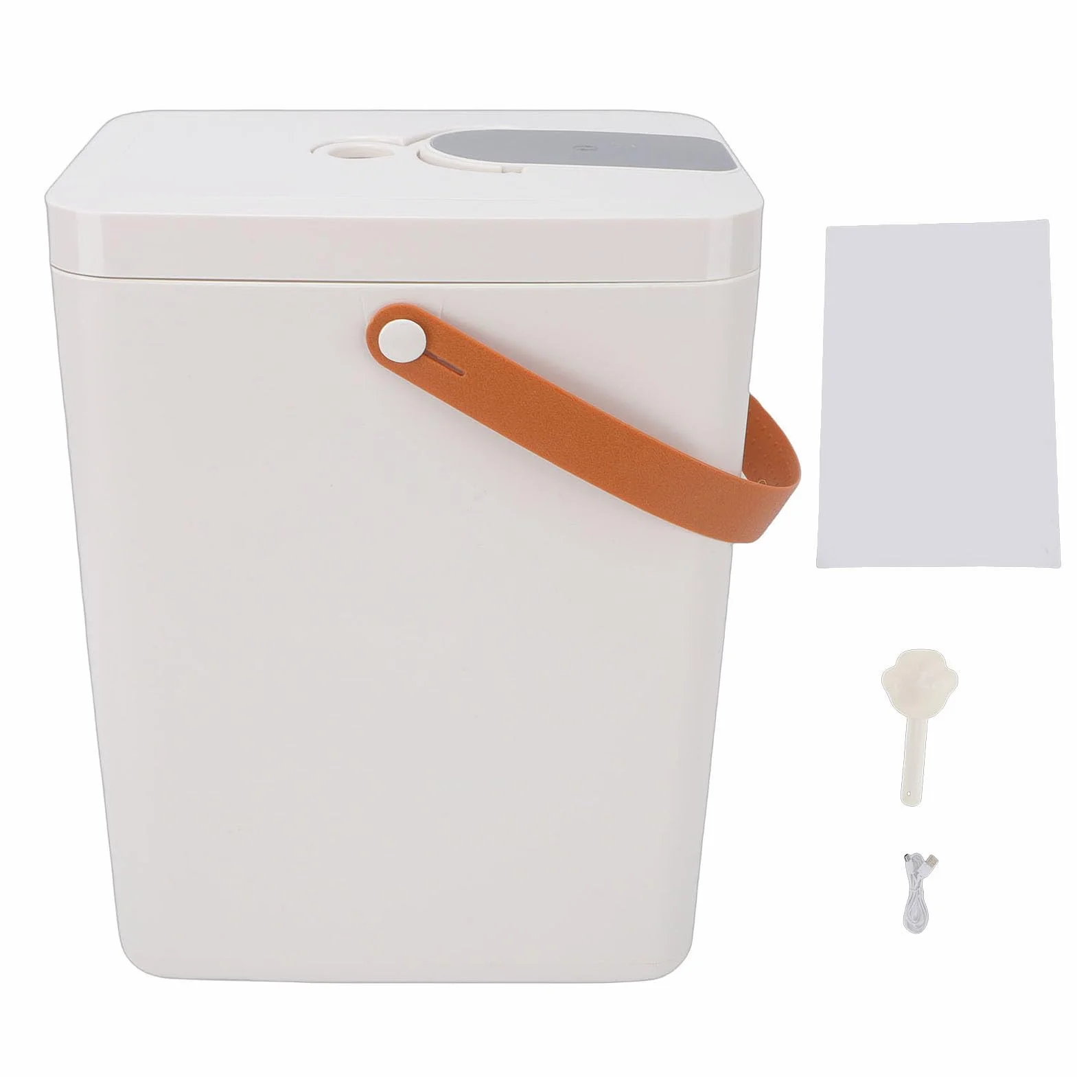 Zerodis Cubo de Comida para Mascotas Al Vacío, Contenedor Hermético de Almacenamiento de Alimentos para Mascotas con Función de Sellado para Comida para Gatos, Perros y Pájaros, Plástico