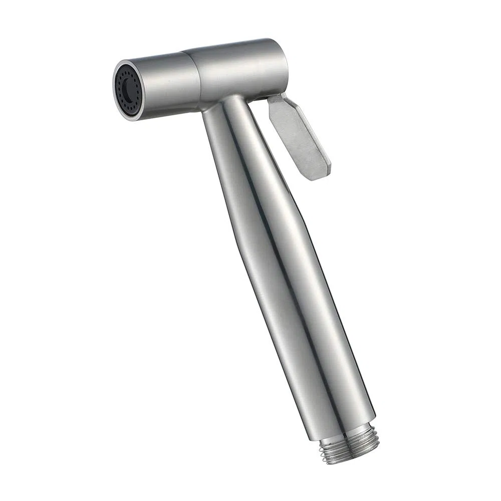 Juego de Cabezal de Ducha de Acero Inoxidable Cepillado con pulverizador for Lavado de baño, baño de Mascotas e higiene Personal,A(A)