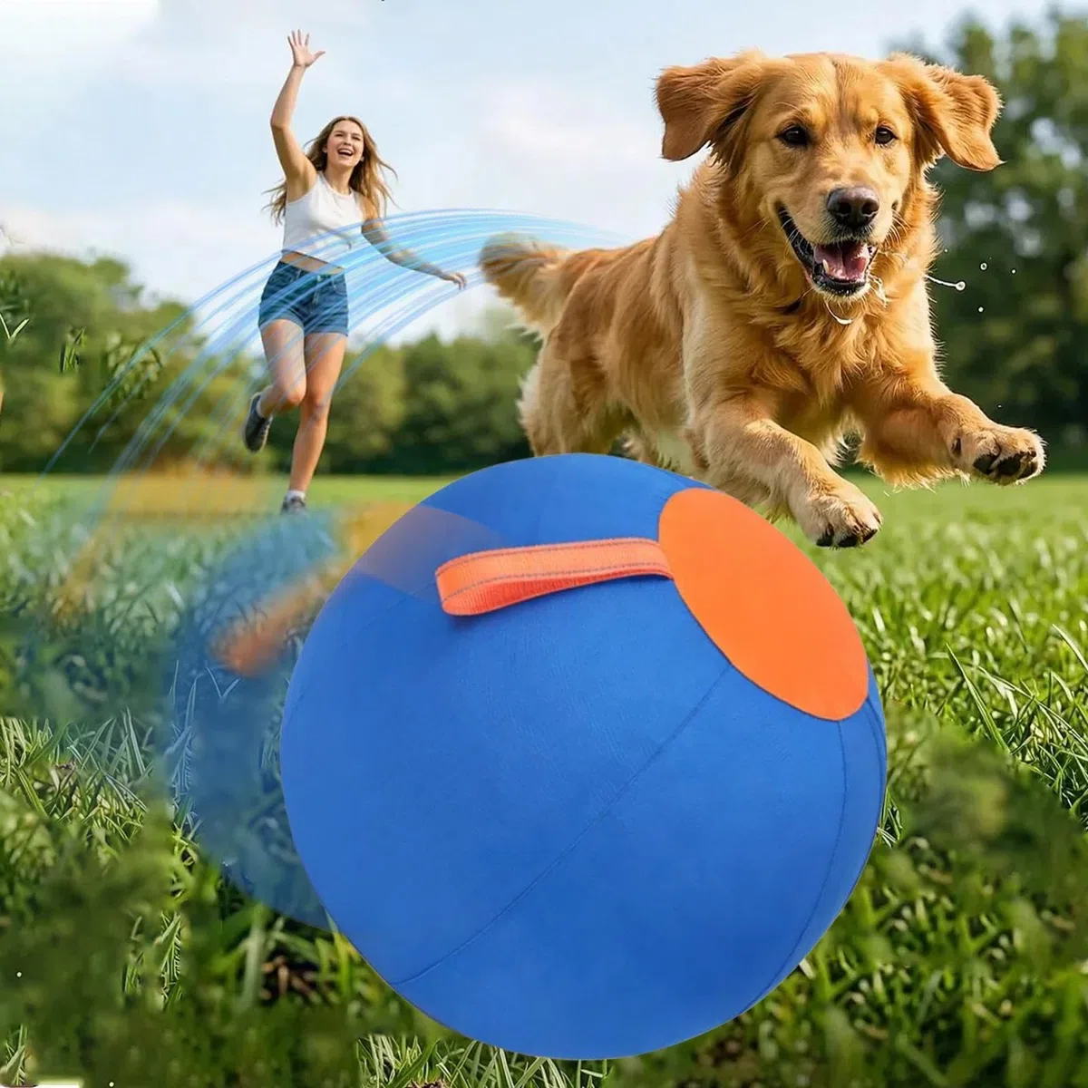 Pelota De Pastoreo Para Perros Resistente A Desgarros, Inflable, De | Pelota Juego Mascotas Juguete Adiestramiento Canino Para Deportes Al Aire Libre Parque Patio Jardín Césped