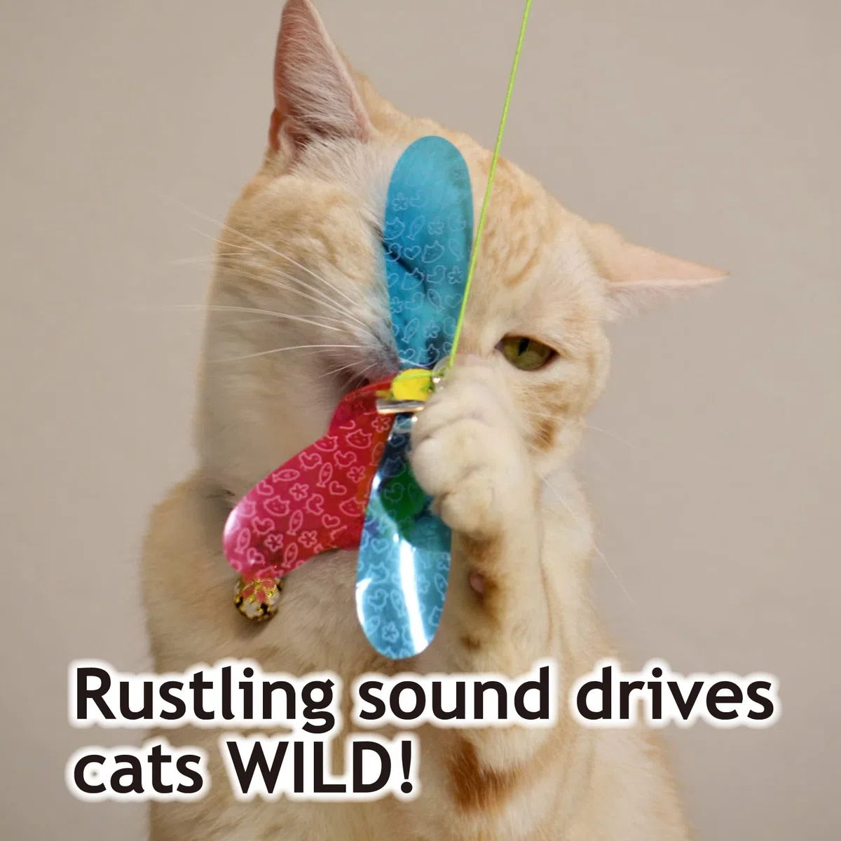 Necoichi Crinkly Critters - Juguete Interactivo de Plumas de Gato número 1 Japón