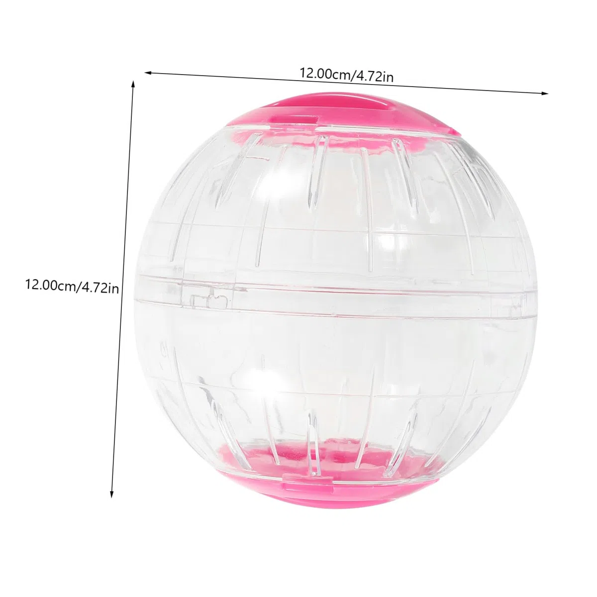 BESTonZON 4piezas Pelota para Correr para Mascotas Transparente Juguete De Ejercicio para Hámster Rueda De Juguete para Roedores para Jaulas De Mascotas Pequeñas