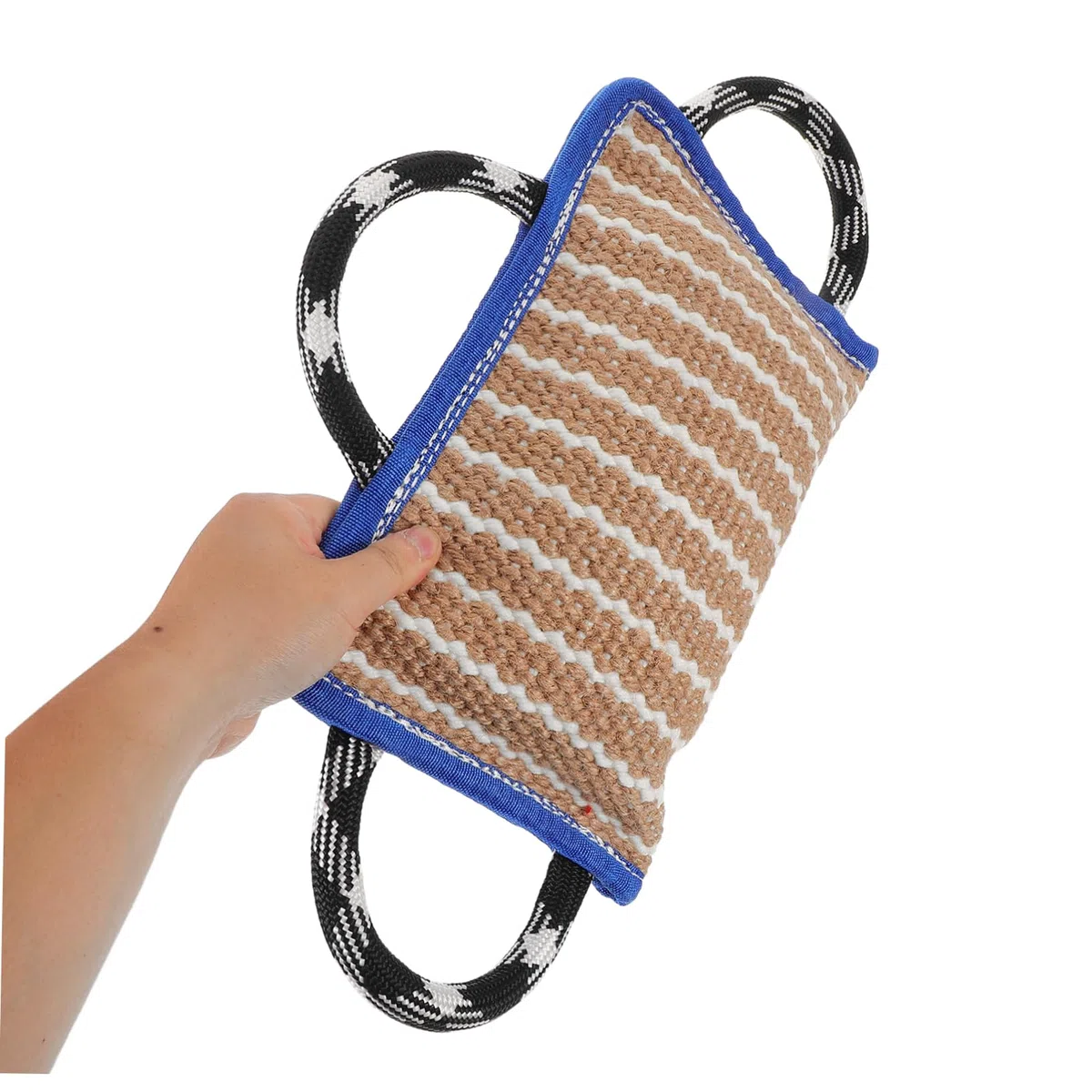 Almohadilla para Morder Perros de Lino Resistente Herramienta Profesional para Entrenamiento Canino Concentración y Dueño Mascota Juguete Duradero para y Morder con Azul