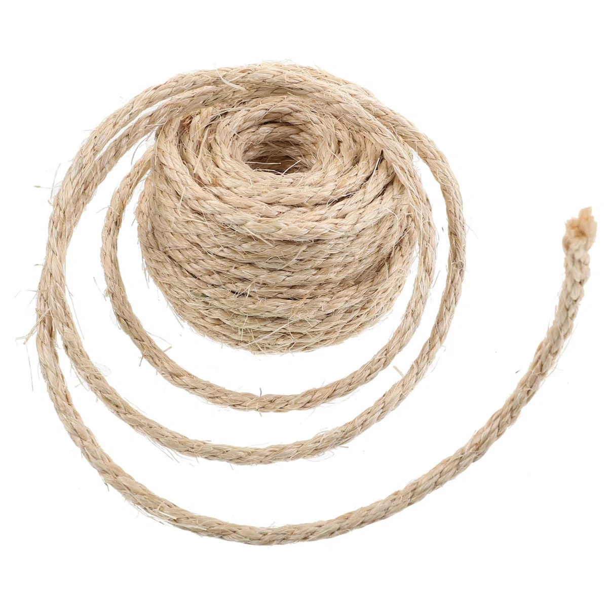 INOOMP 5rollos Cuerda De Sisal Natural para Rascadores De Gatos Resistente Al Desgaste para Proyectos De Bricolaje y Accesorios para Hogar
