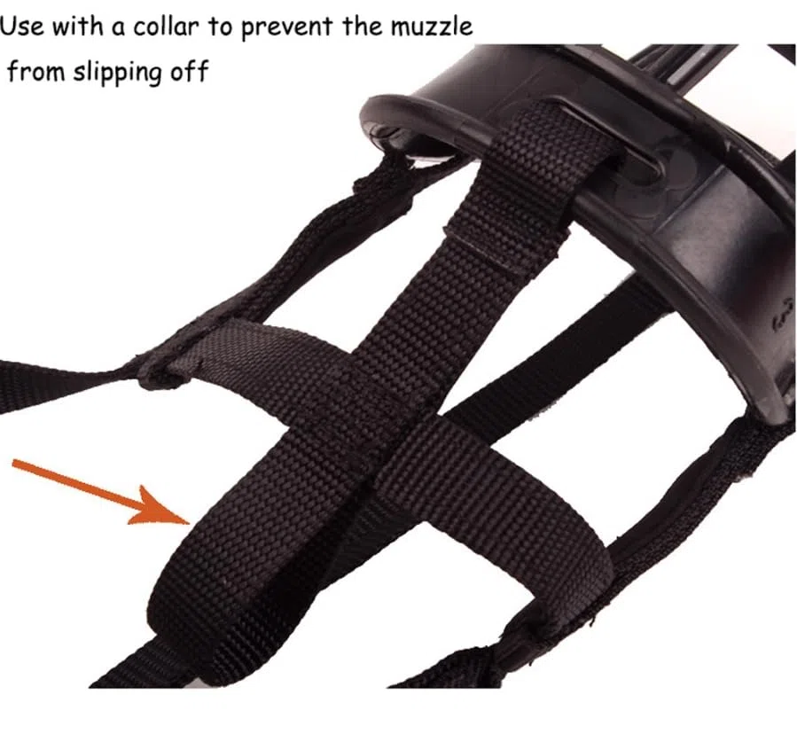 Bozal de goma,Negro,Talla 5,Bozal para Perros,bozales de Silicona de Cesta Suave para Perros,Evita morder Masticar y ladrar,Permite Beber y jadear,18-35cm/5-50kg,para Pequeño,Mediano y Grande Perro