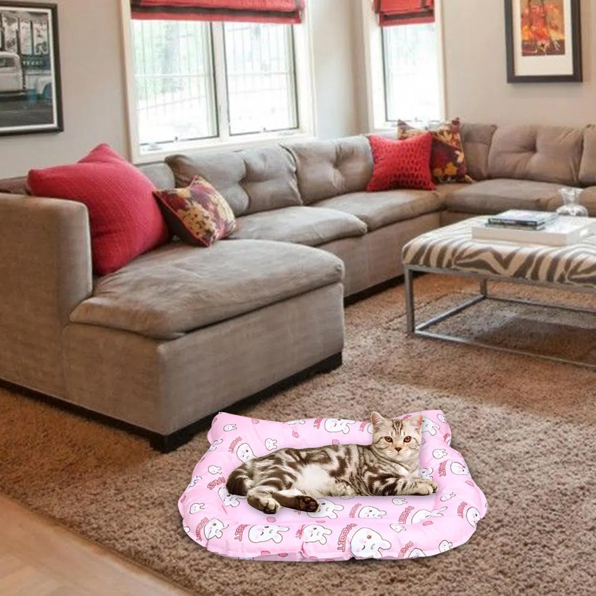 Alfombrilla refrescante para mascotas, cama y refrescante para perros, accesorios impermeables para mascotas, manta fresca de larga duración para perros y gatos, uso en interiores y exteriores | accesorios impermeables para mascotas, manta de larga duraci