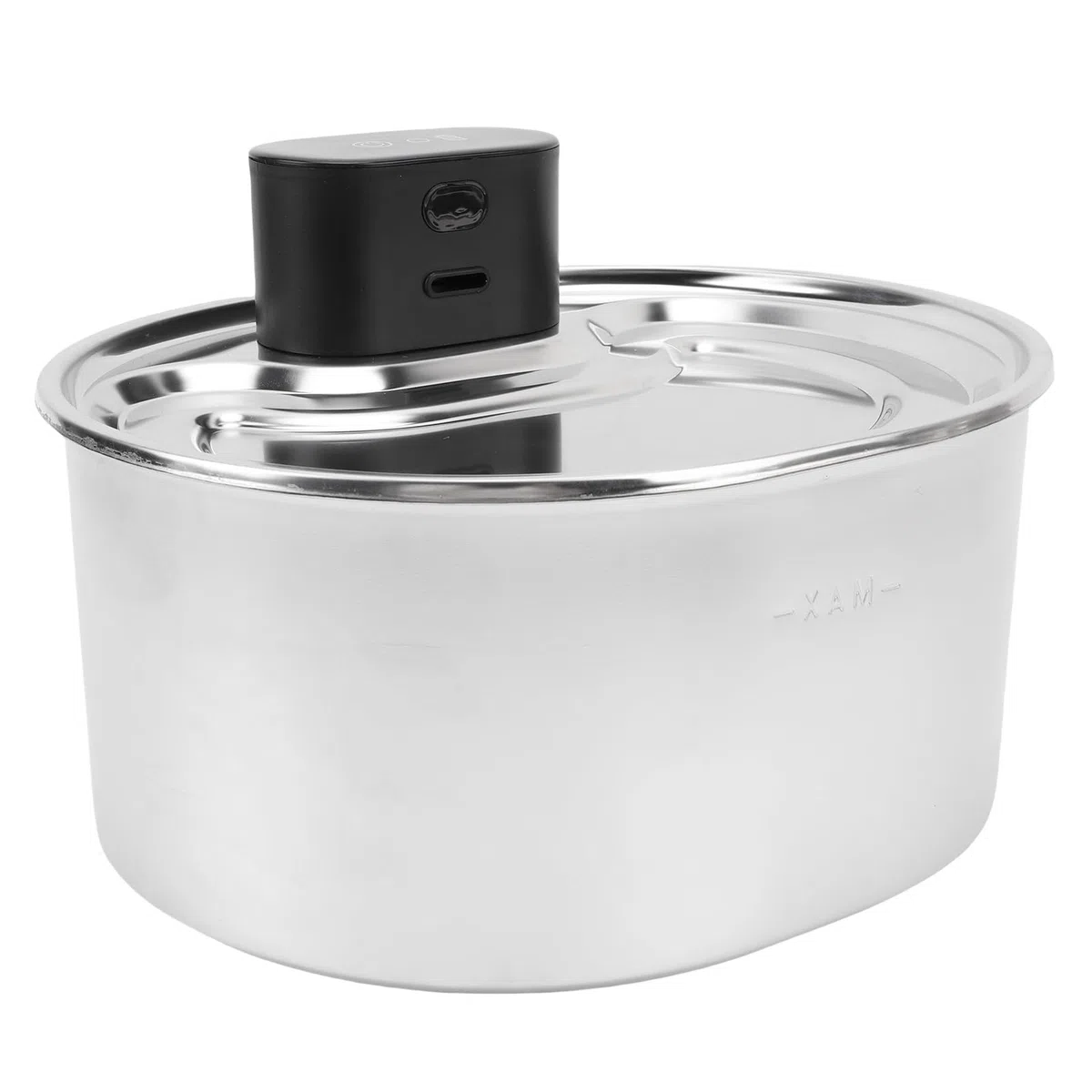 Fuente de Agua para Gatos de Acero Inoxidable, Dispensador Automático de Agua para Mascotas de 3,2 L con Sensor Inteligente y Diseño Recargable, para Gatos y Perros en
