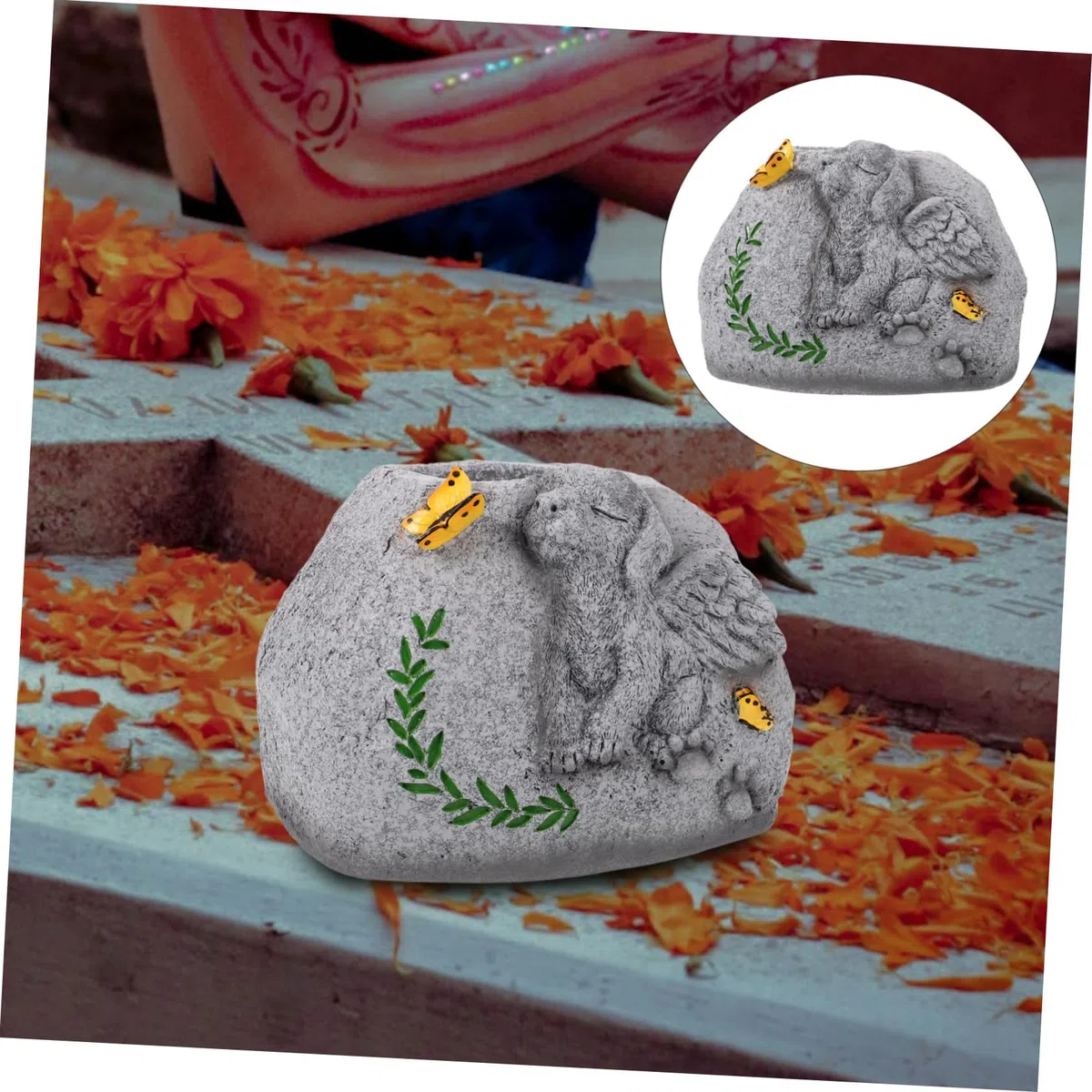 BESPORTBLE 3piezas Conmemorativa De para Jardín De Diseño Multifuncional para Suculentas y Flores Decoración Exterior para Homenajear Mascota