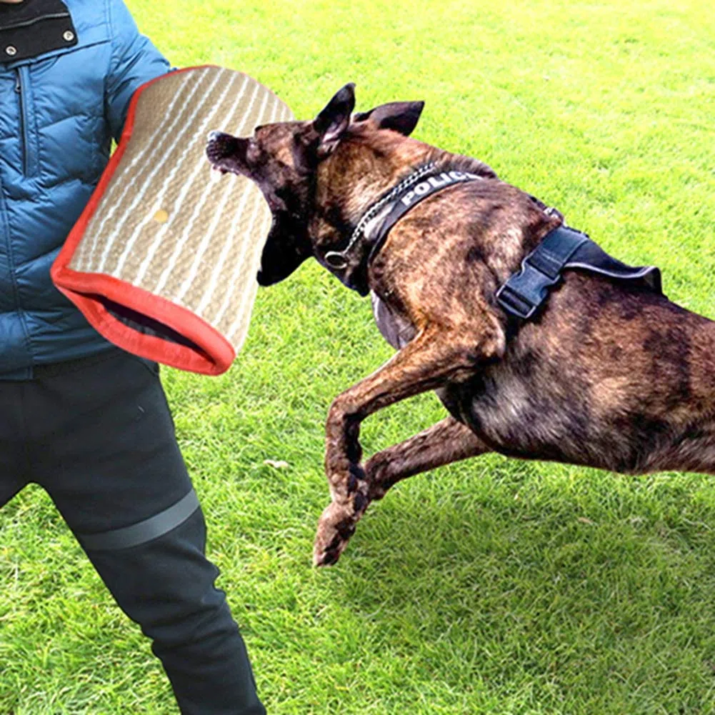 Herramienta profesional de entrenamiento para perros, yute natural, para cachorros de pastor alemán y perros jóvenes