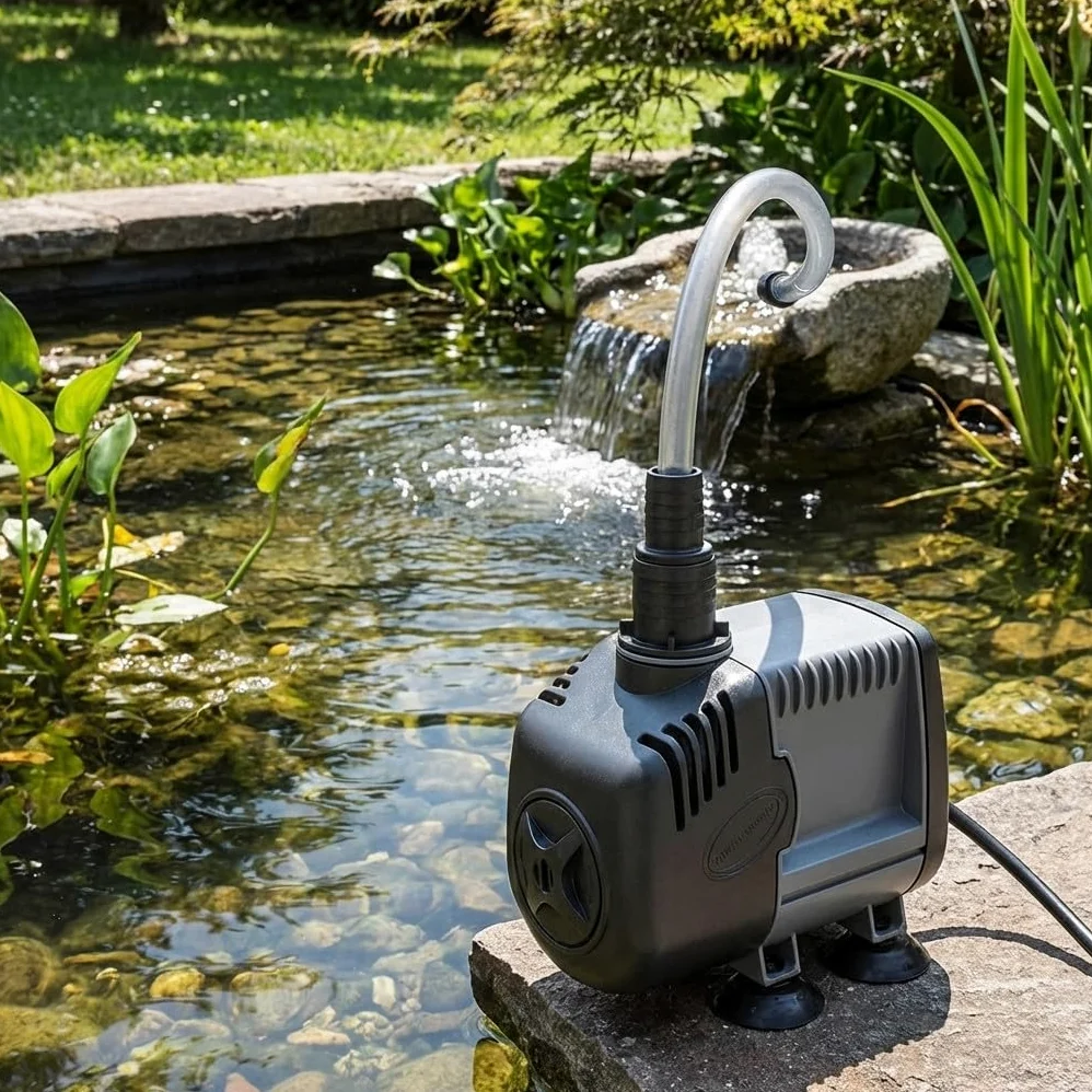 Bomba de Agua Syncra Silent 950 L/h 1,5m | Bomba de Acuario Estanque Pecera Silenciosa | Mini Bomba de Agua Sumergible | Incluye Cable