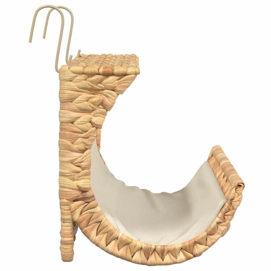 vidaXL Cama para Gato con cojín de Jacinto de Agua 37x20x20 cm