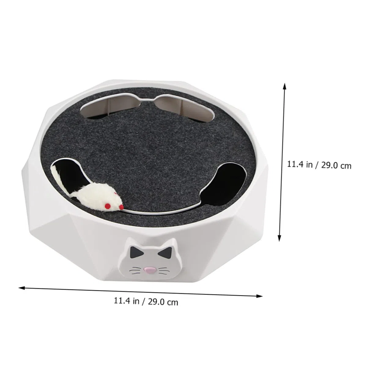 SUPVOX Juguete para Mascotas Juguete burlas para Gatos Juguete electronico Cat House Cat Toys Juguetes ratón Juguete Giratorio para Gatos Juguete burlas para Mascotas telescópico