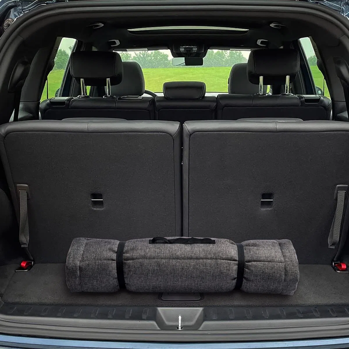 Rollup Cama para perros al aire libre, colchonetas de viaje para perros medianos y grandes, portátil, plegable, lavable a máquina, accesorios para mascotas para máxima comodidad, 36 x 23 pulgadas,