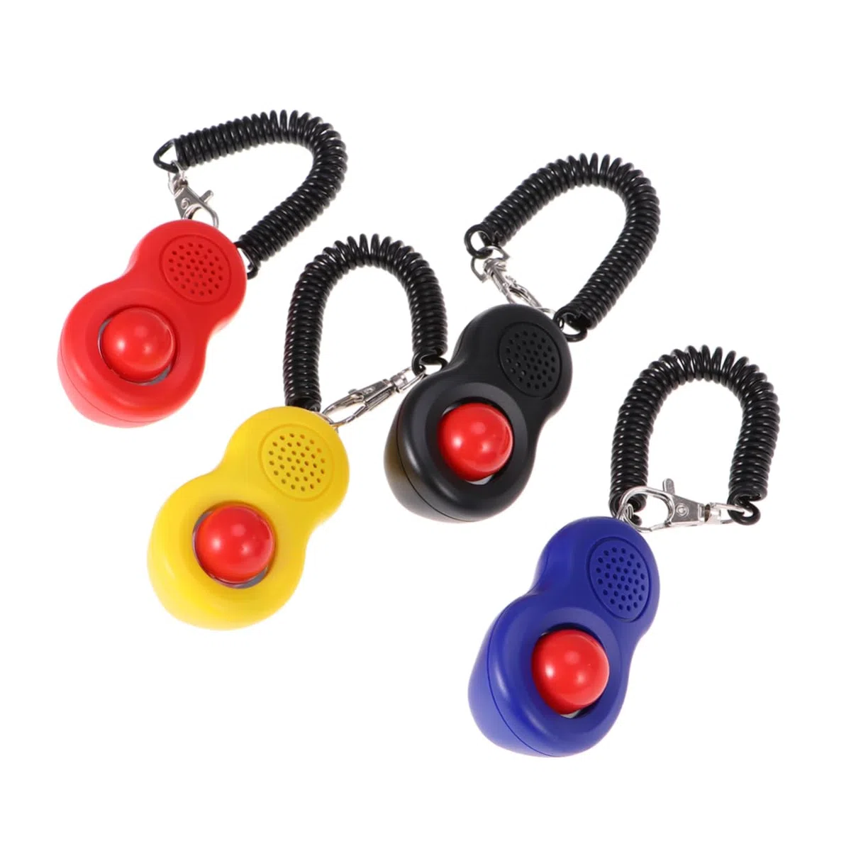 minkissy 12 Piezas refeel muñequera clickers para adiestramiento de Perros clicker Gato clicker de adiestramiento de Mascotas Clicker para adiestramiento de Perros con Correa el Perro botón