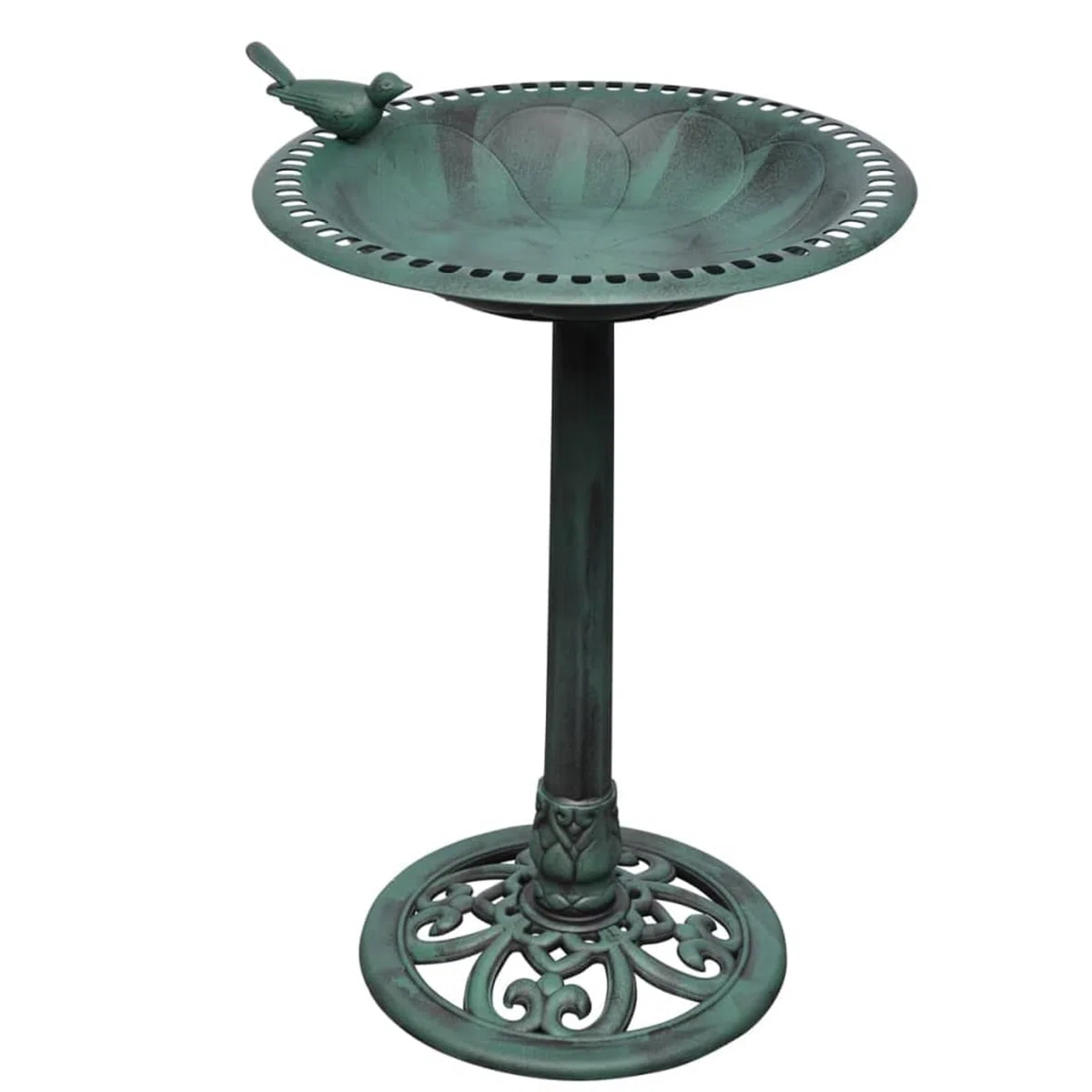 Homgoday Bañera para pájaros con pájaro Decorativo jardinería