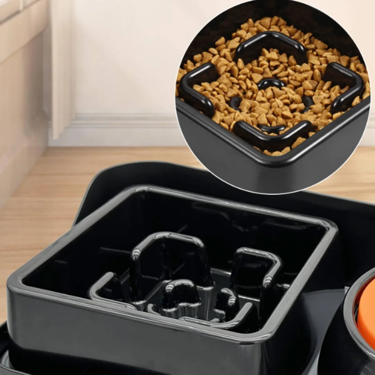 Comedero Elevado para Perros Estación de Alimentación Tazón Soporte Ajustable Altura Gradual Doble Recipiente Extraíble Construcción Robusta Silicona, Style to 3
