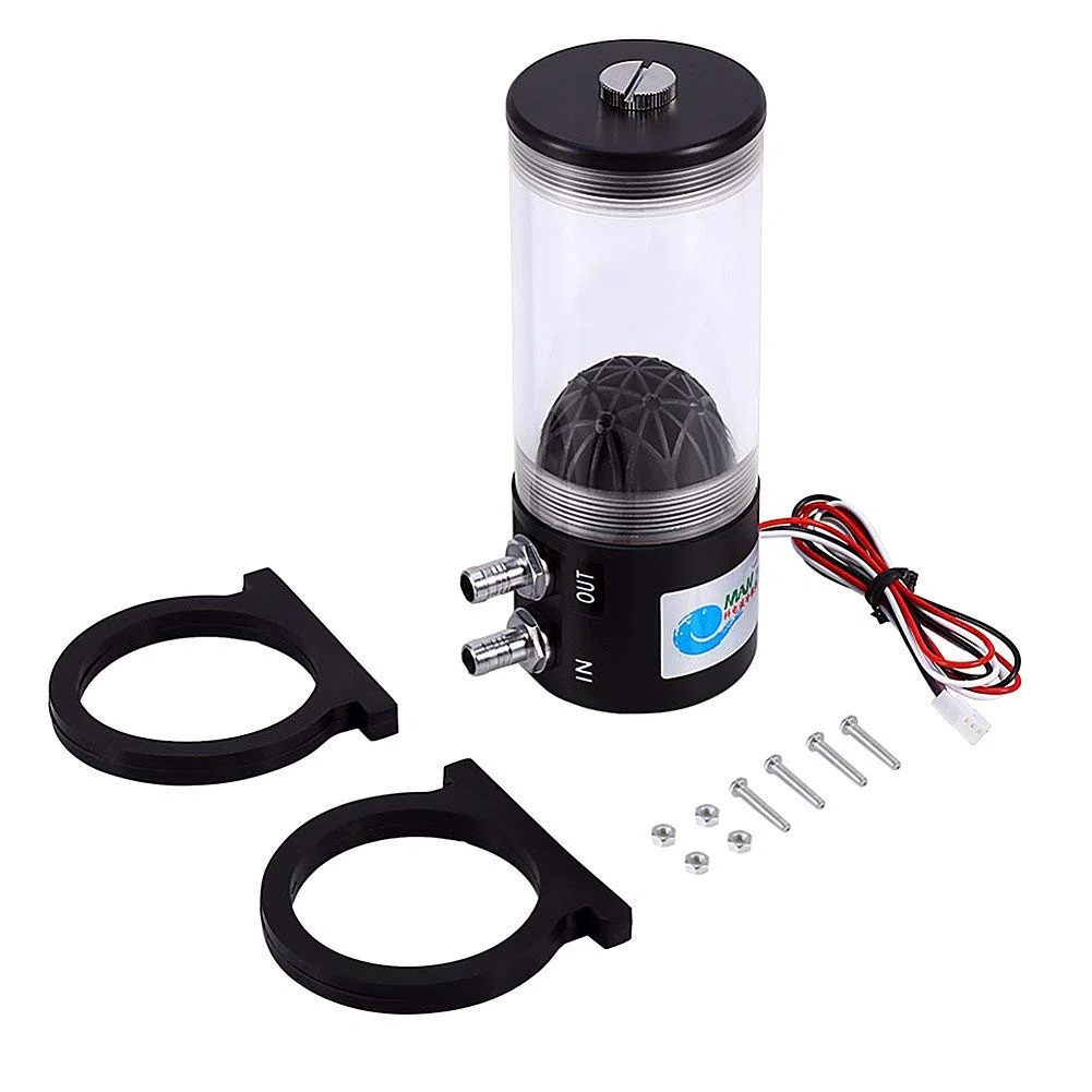 Bomba de agua de acuario, refrigeración, CO2, intercambiador de calor, 500 L/H, 10 W, DC12 V, de Yosoo