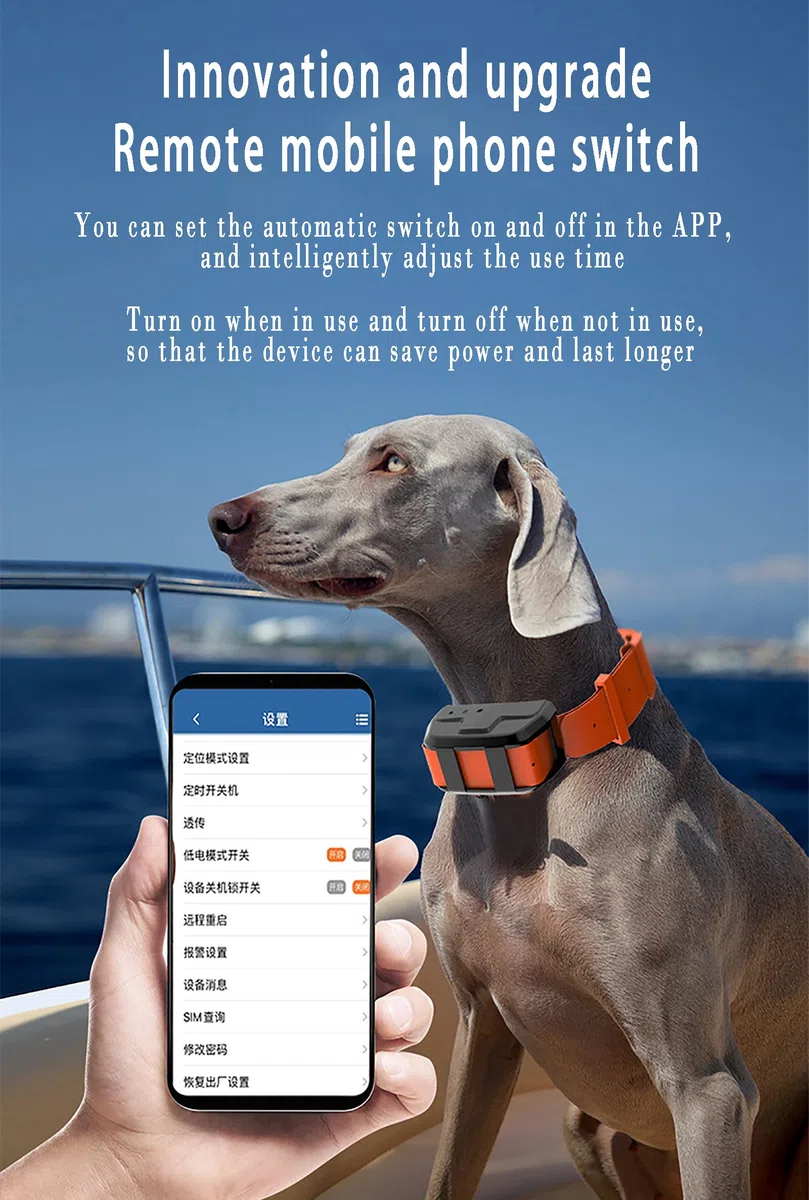 Localizador De Mascotas, Collar Anti-mordeduras para Sabuesos Grandes, Consulta De Huellas Históricas, Cambio Automático Entre Modos De Posicionamiento De Montaña, Pradera Y Bosque
