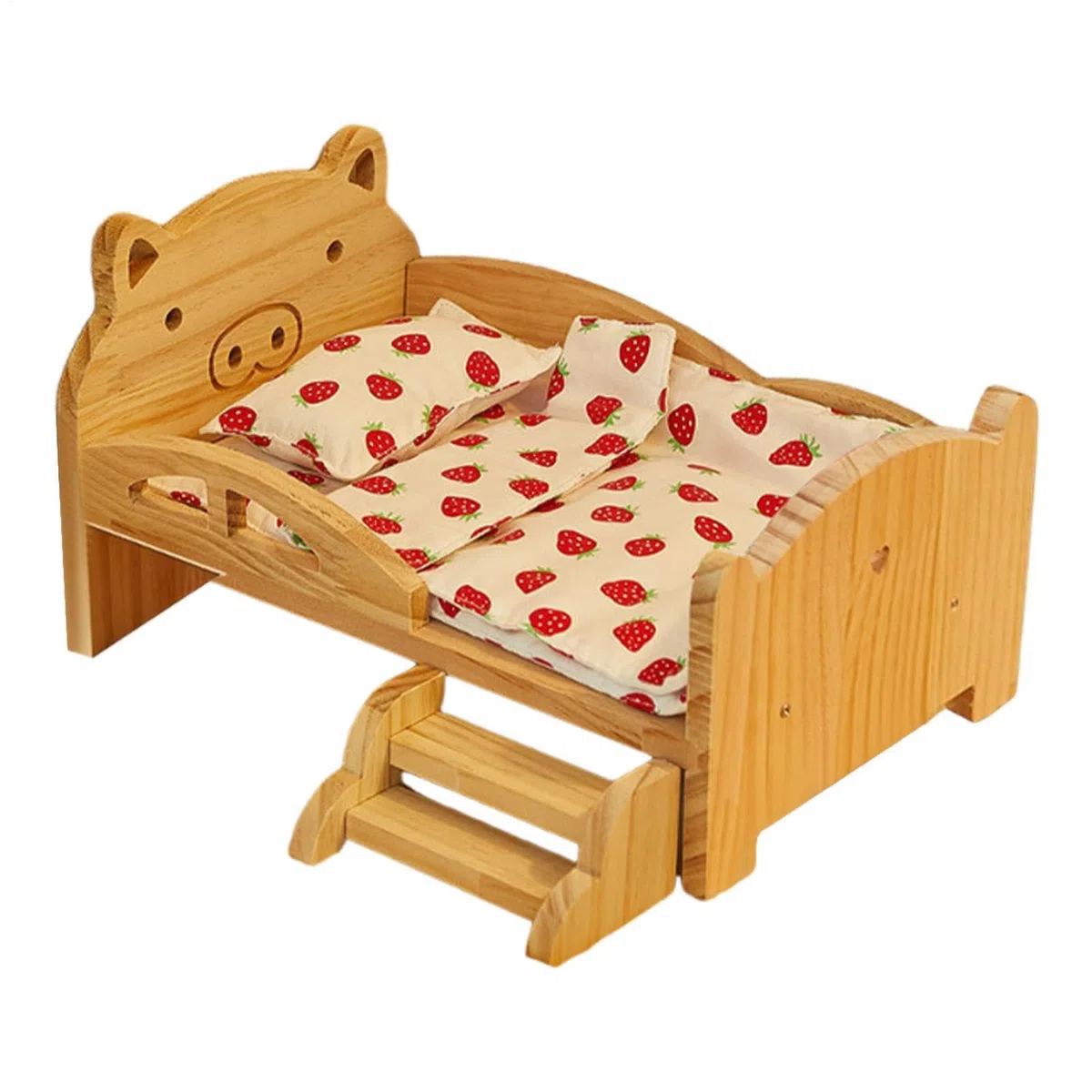Cama de Hámster Mobiliario De Descanso De Madera Destinado A Animales De | Cama Habitable de Madera para Pequeños Roedores Enanos para Jerbos Enanos, Erizos, Hámsters, Chinchillas, Conejo