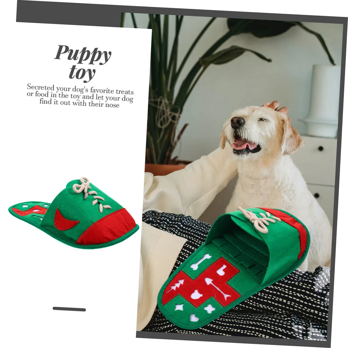 Angoily 3 Piezas Juguete para Mascotas con Fugas Juguete para Cachorros Resistente al Desgaste Juguetes dogman Juguetes para Perros pequeños Suministro de Cachorro colchoneta