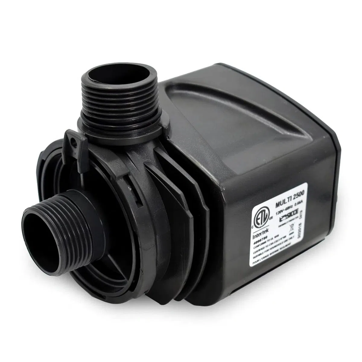 Bomba de agua sumergible Sicce Multi Quiet 2500, 715 GPH, caudal ajustable para acuarios, estanques, jardín acuático y hidropónicos