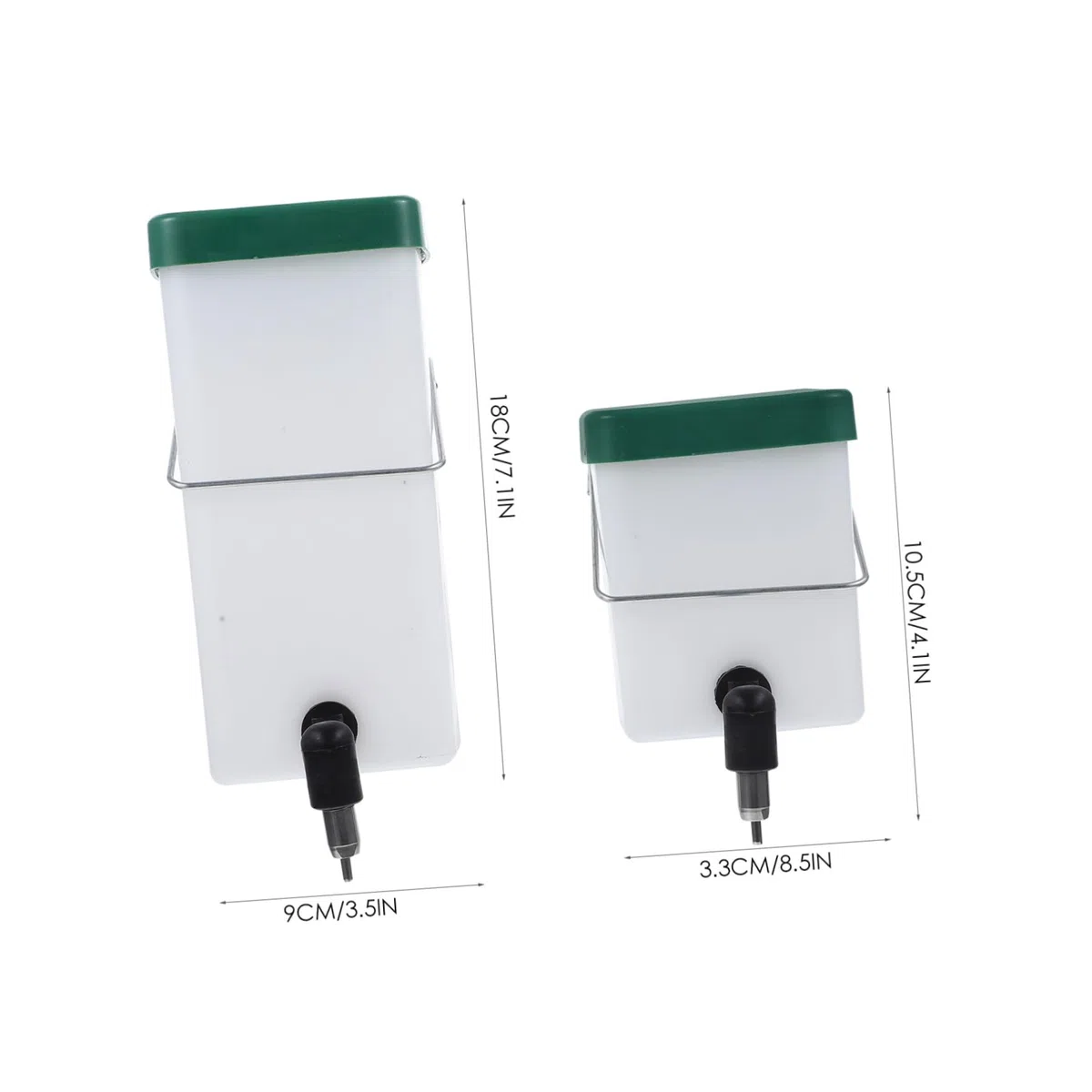 POPETPOP 2 Unids Conejo Waterer Botherer Conejito Automático Botella de Agua Fuente Dispensador Caja de Agua Alimentador de Agua para Peque?a Botella de Agua Animal