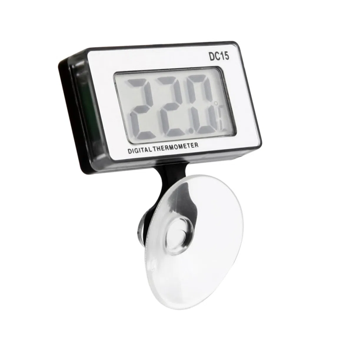 BESPORTBLE 3piezas Digital Lcd Mini Para Acuarios Ventosa Medidor De Temperatura Para Peceras y Tanques De Agua Fácil Instalación y Lectura Clara