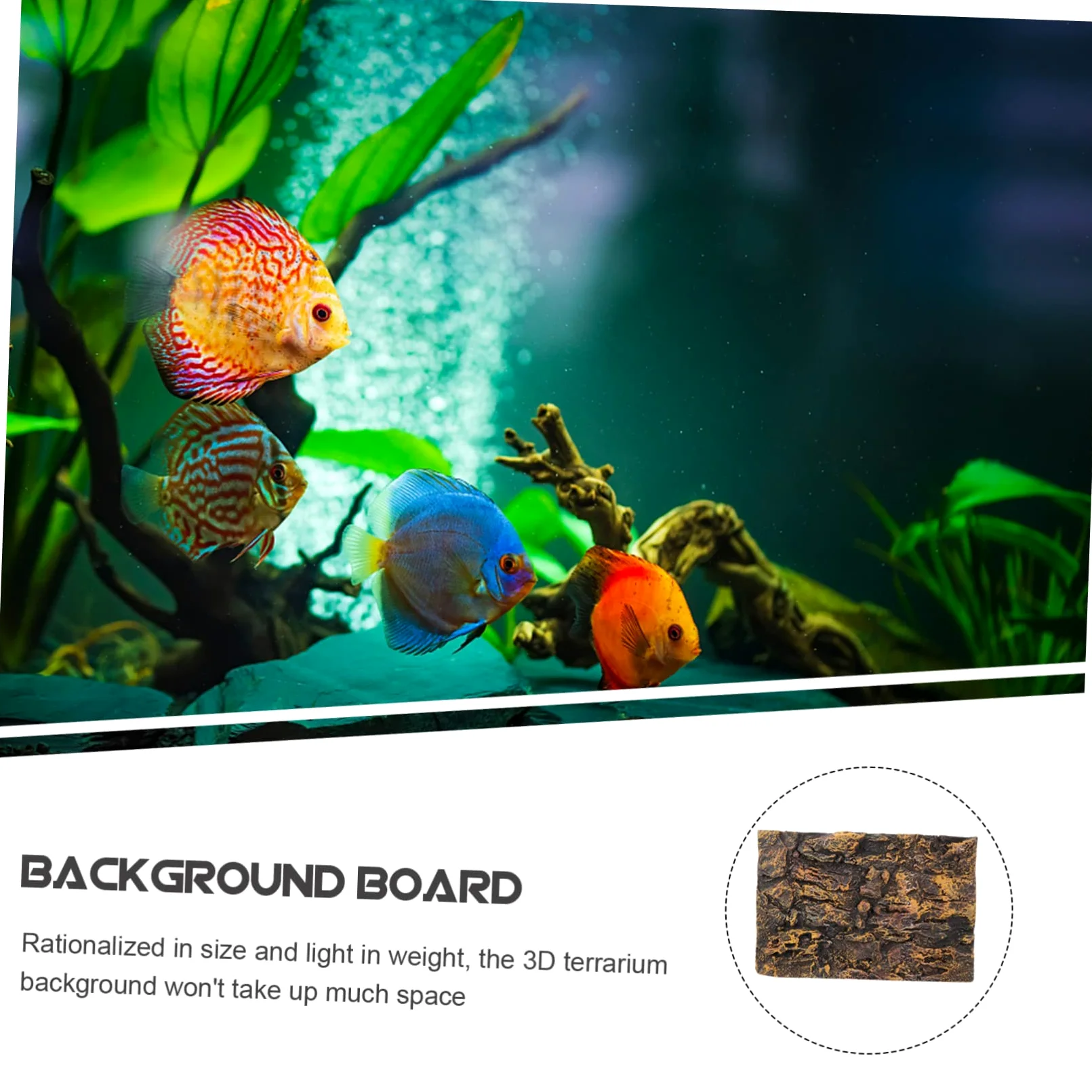 SOIMISS Tablero Decorativo De Roca De Acuario De Decoración para Peceras para Tanque De Reptiles