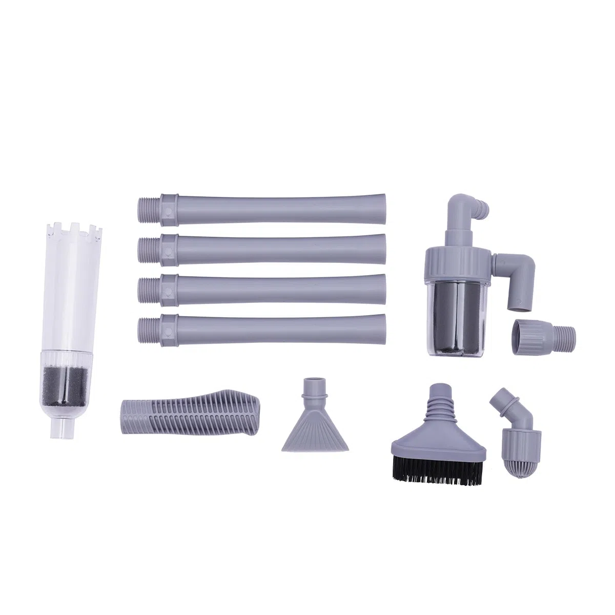 Kit de sifón limpiador de grava para acuario, herramienta automática de limpieza de acuario, cambiador de agua al vacío extraíble eléctrico para cambio de agua/eliminación de detritos/limpieza