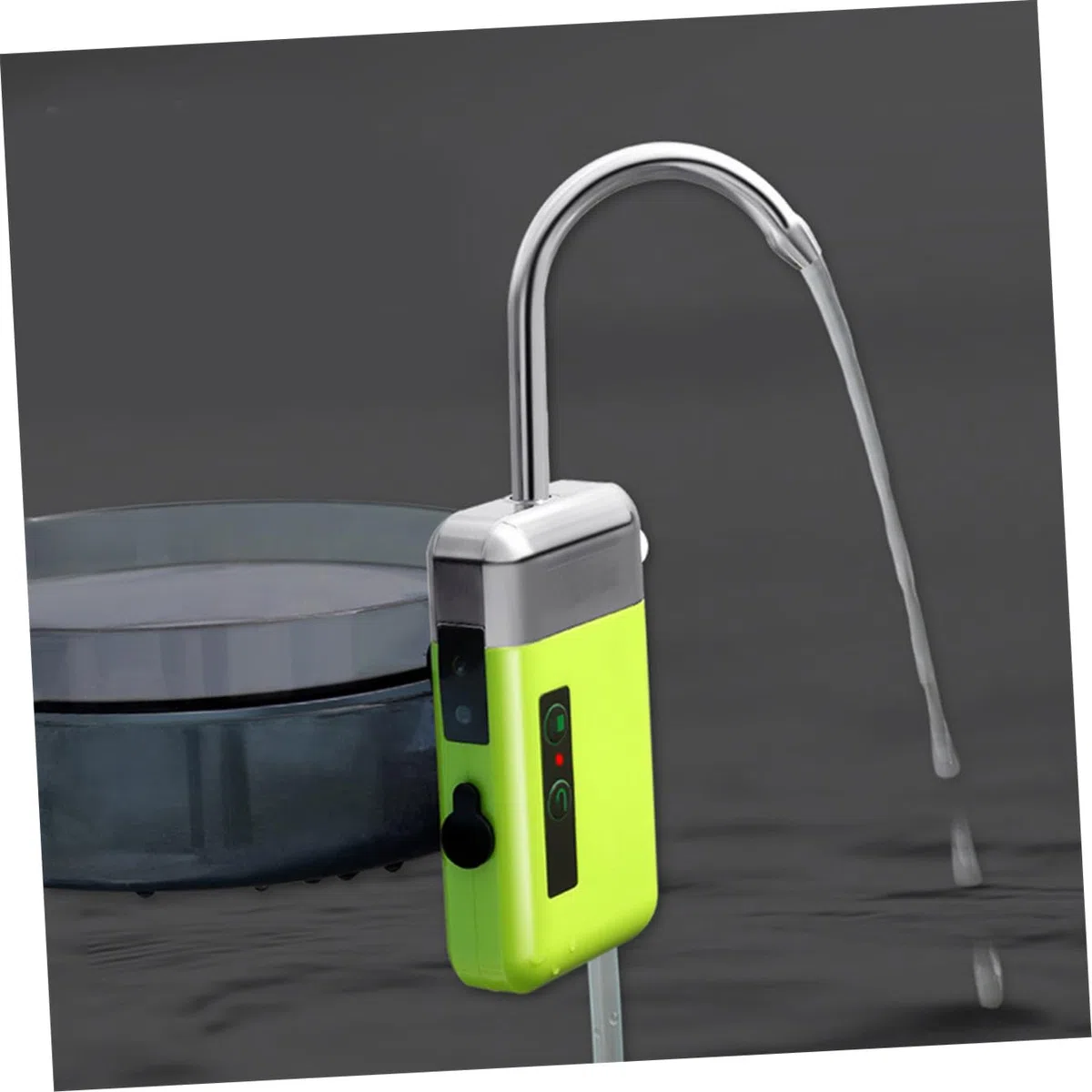 Bomba de Aire para Acuario Recargable 2000ma Abs Verde