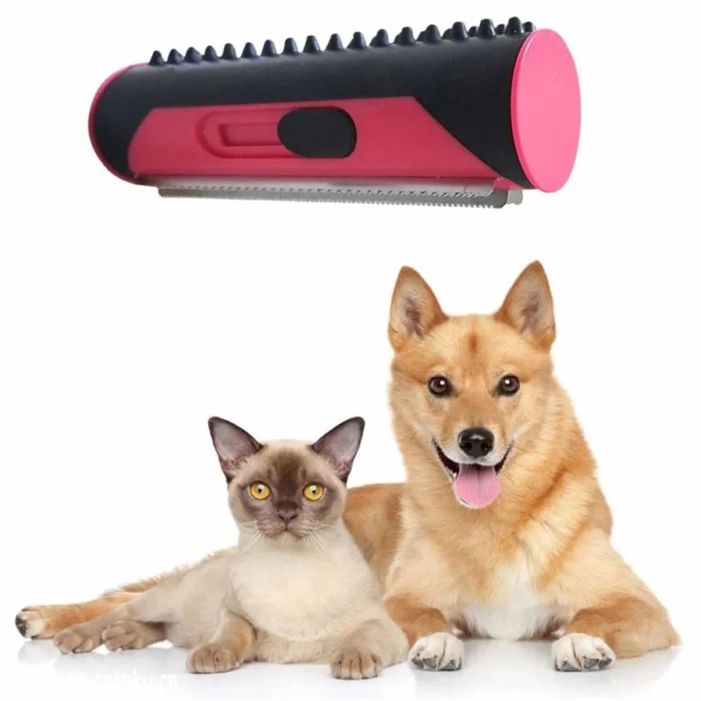 Cepillo para mascotas Peine for el pelo for perros y mascotas, rodillo for pelusas, cepillo de limpieza for cachorros, cepillos limpiadores de alfombras y sofás for el pelo de gatos, peine rodante for