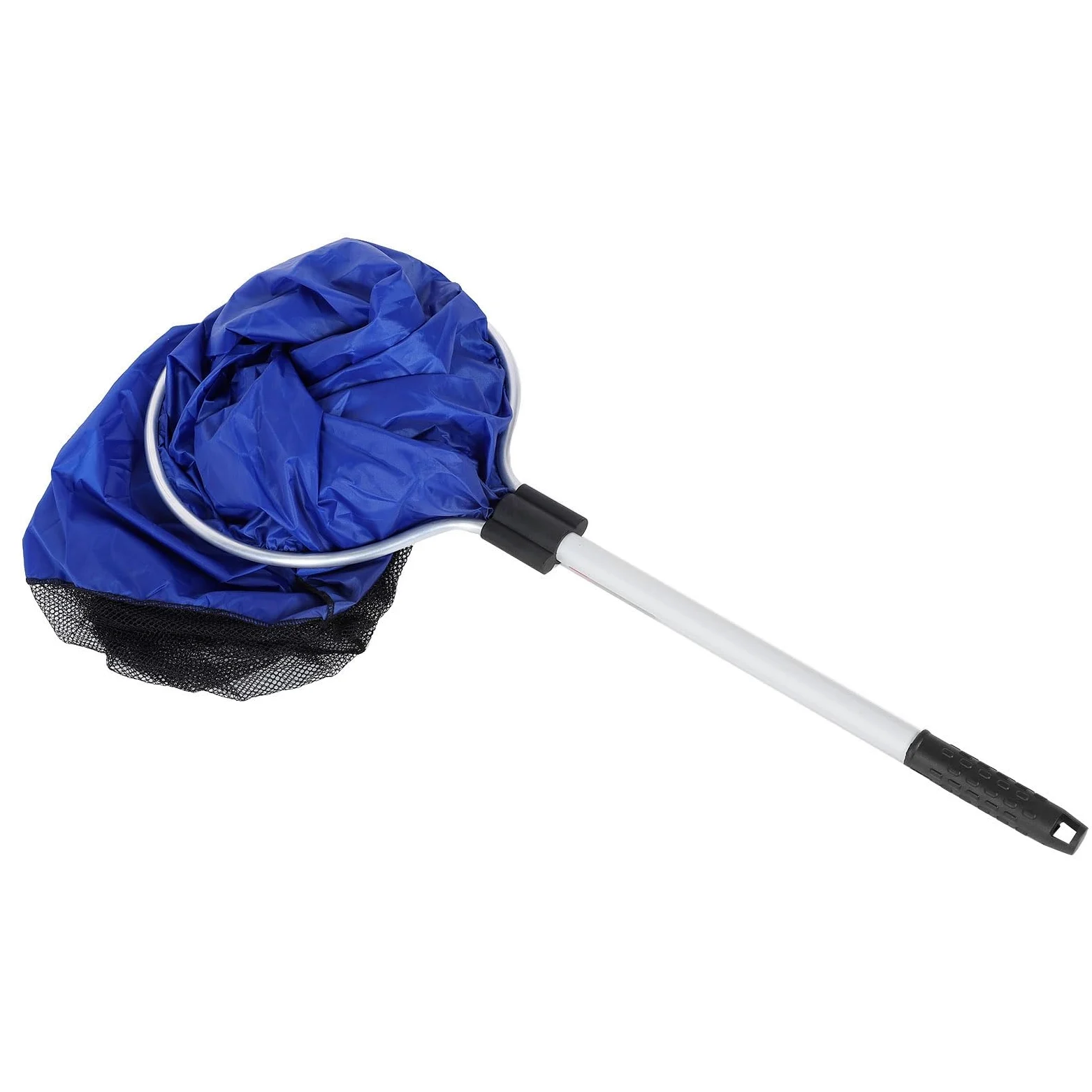 Red de Pesca Suave Impermeable para Acuario, Cesta Larga de Malla Transferencia Koi para Peces Medianos y Grandes, Herramienta Captura Peces Suave Pecera, Aleación Aluminio Duradero