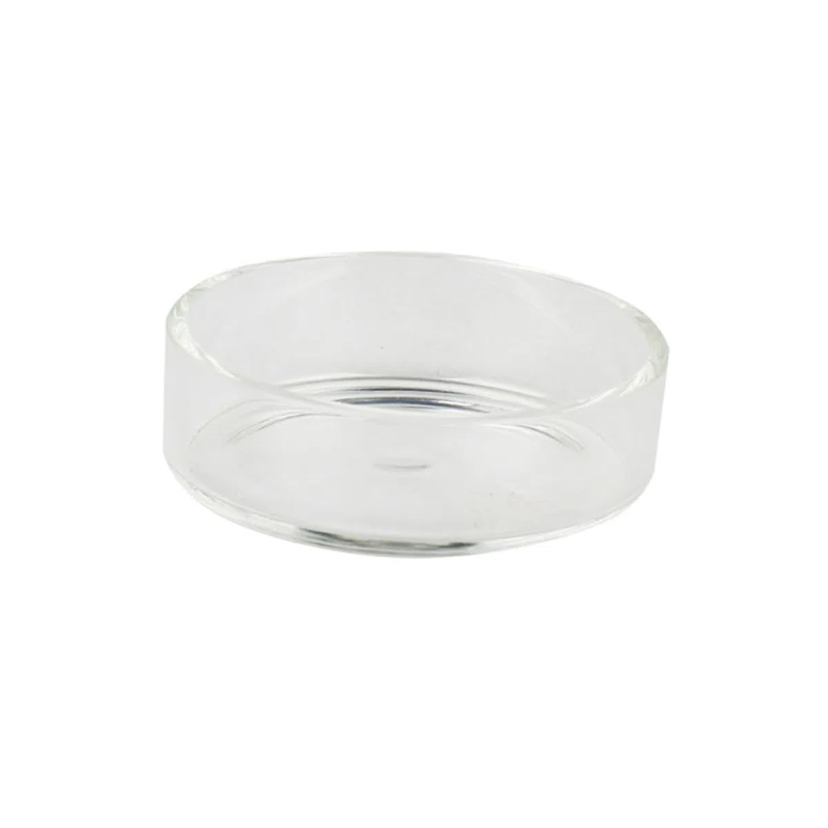 5 Cuencos Redondos de Vidrio Transparente Comedero Multipropósito Delicado Diseño Blanco de Alta Luminosidad para Comida de Camarones para Acuarios y Peces