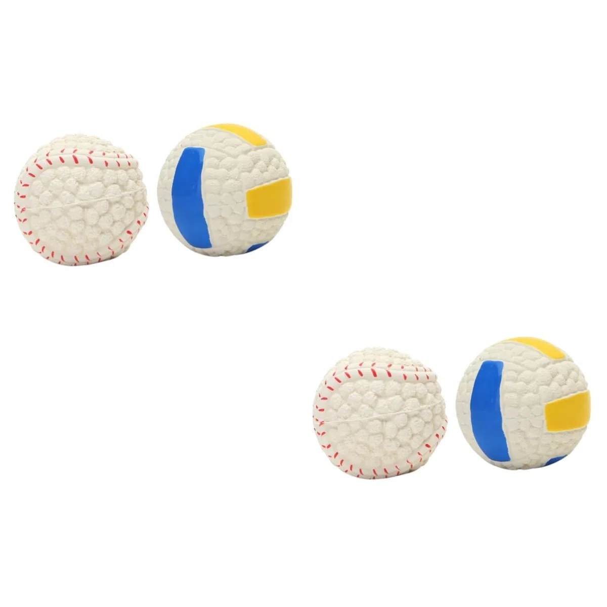 YARNOW 4 Piezas Juguete para Morder Mascotas Juguetes De Entrenamiento para Mascotas De Juguete De Goma De Látex Juguetes para Perros Masticar Pelota De Juguete